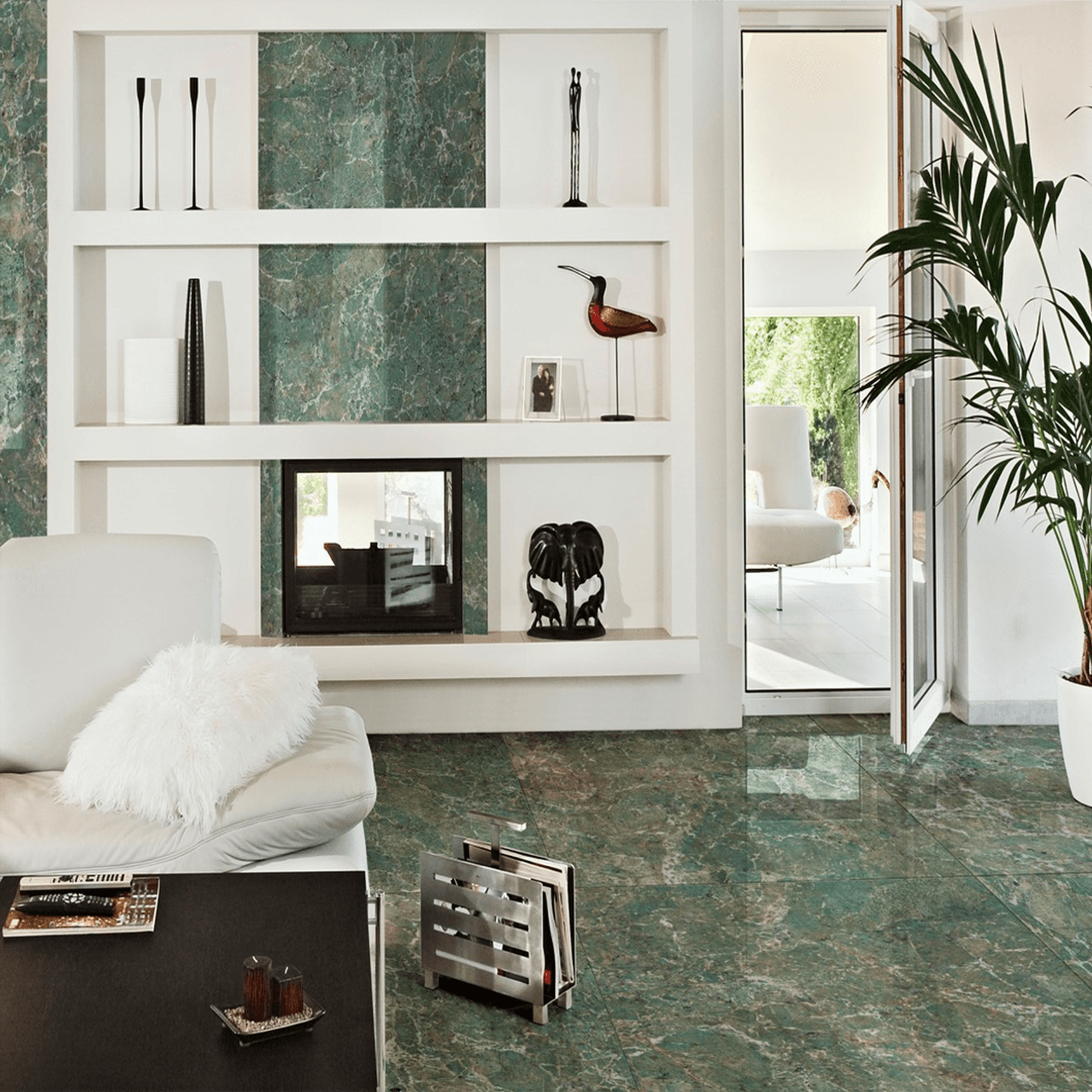 Amazzonite Hex Mosaic | Tile Space