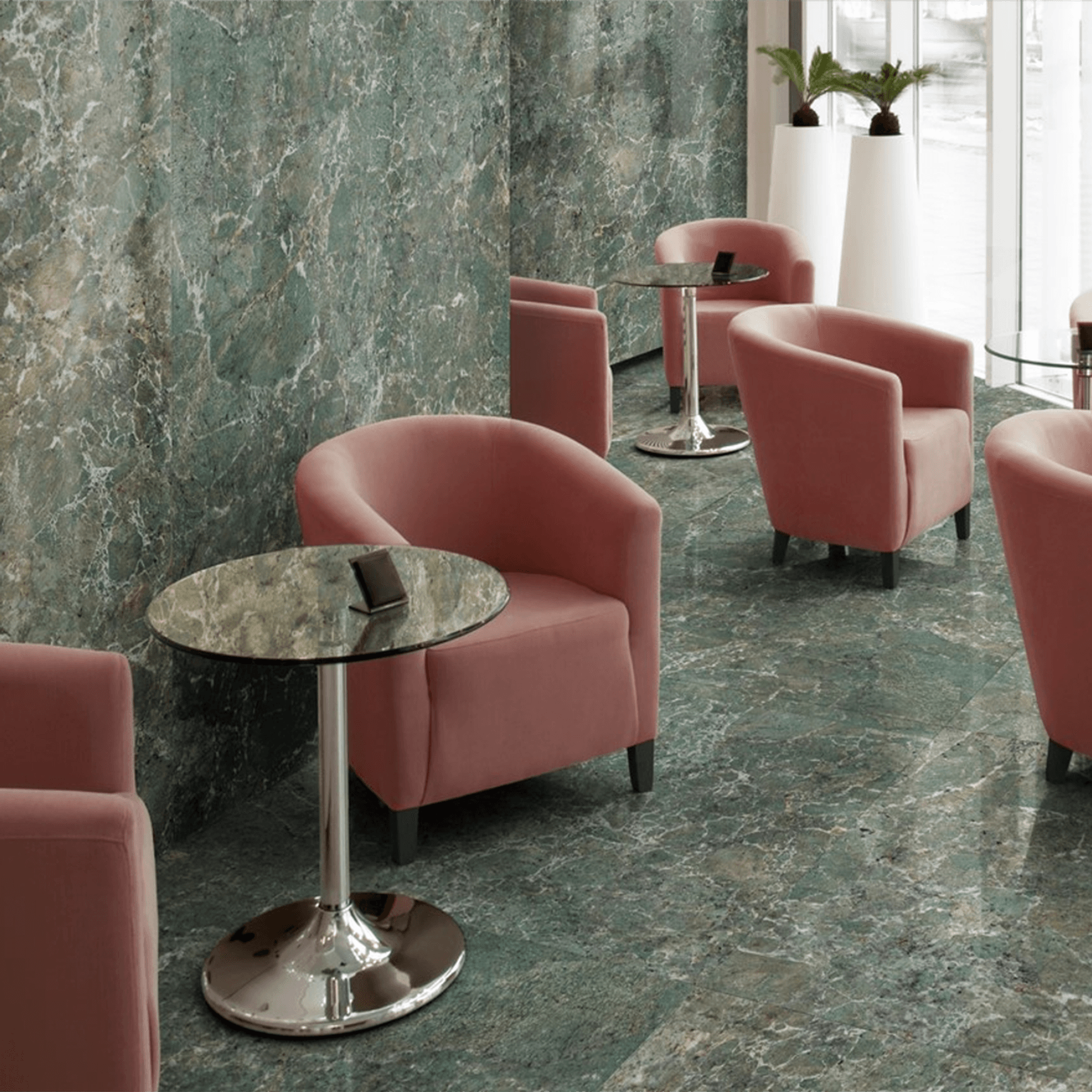 Amazzonite Hex Mosaic | Tile Space