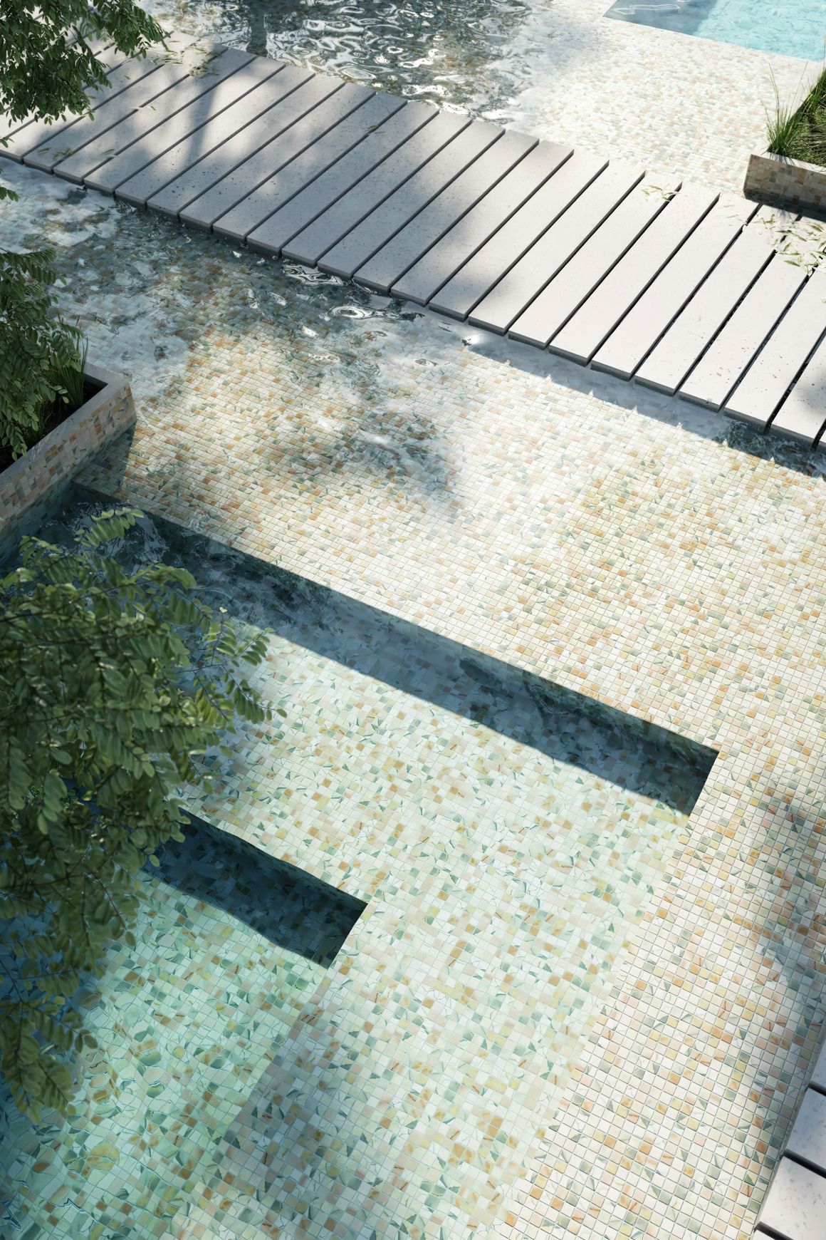 Effect Tile | Aquarelle Collection by Ezarri