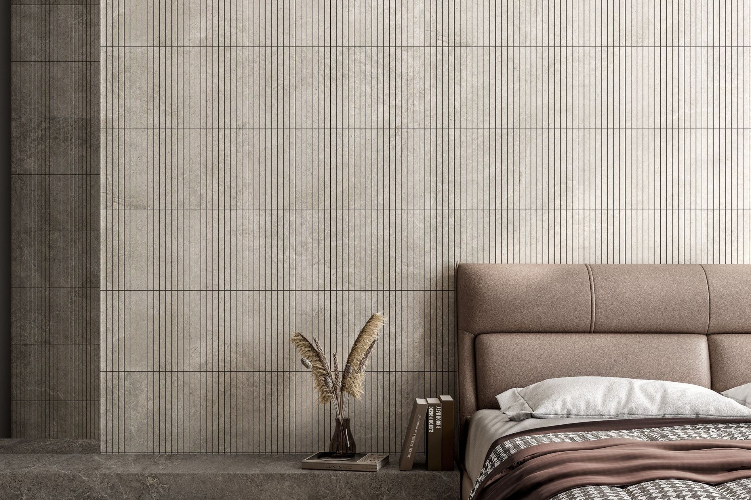 Arctic Tundra Ivory Matt Stick Mosaic 20x300mm