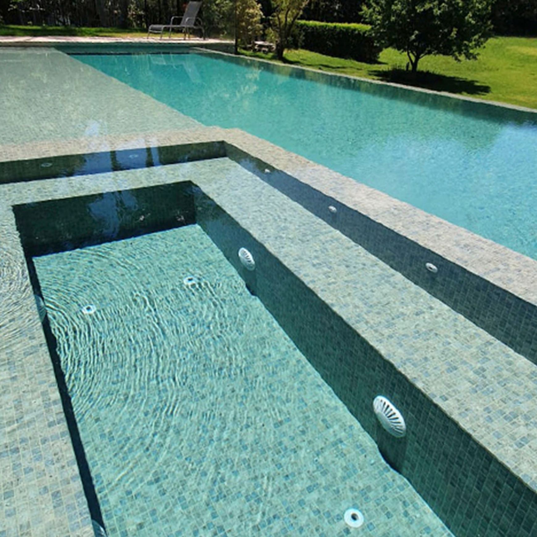 Bali Stone Mosaic Tile | 50mm Zen Collection by Ezarri