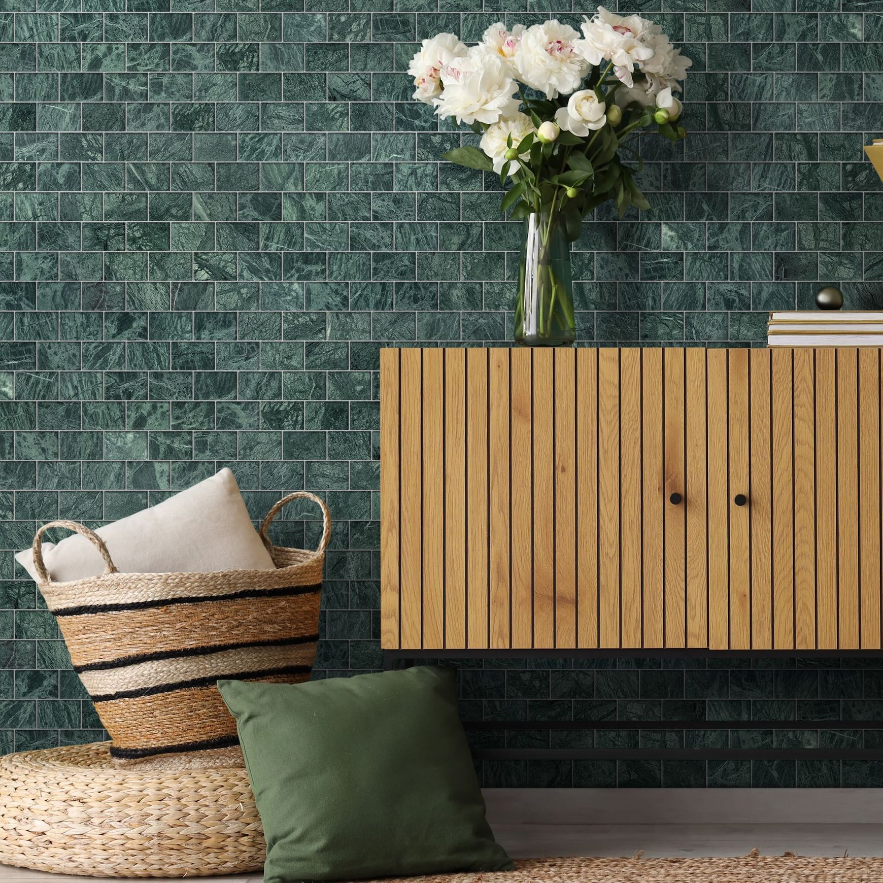 Tumbled Stone Brick Mosaics