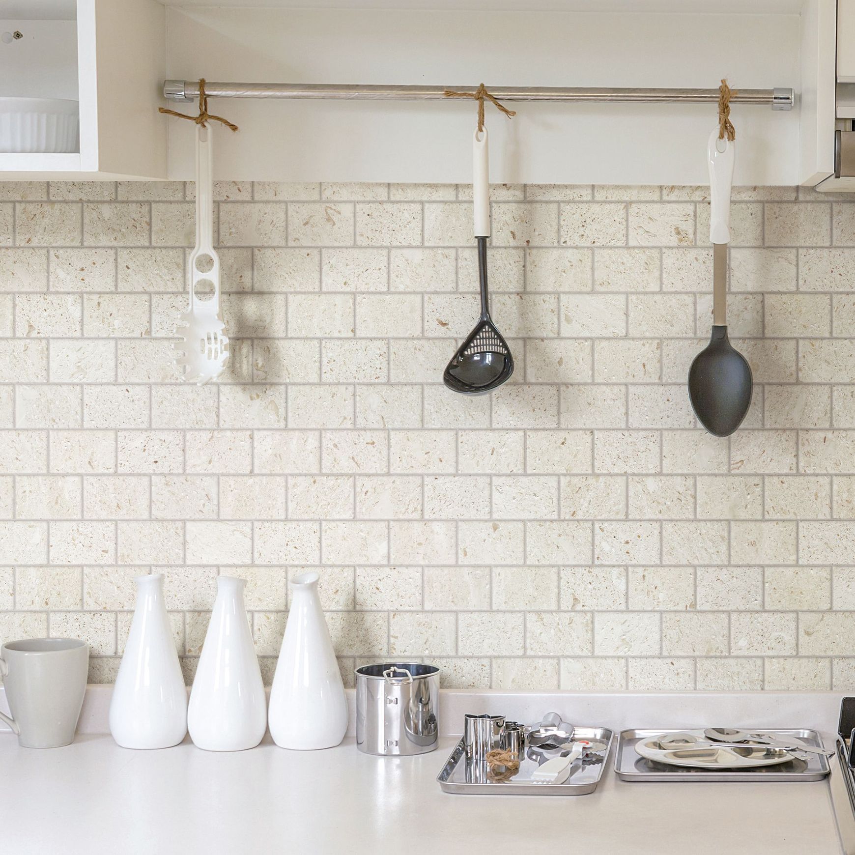 Tumbled Stone Brick Mosaics