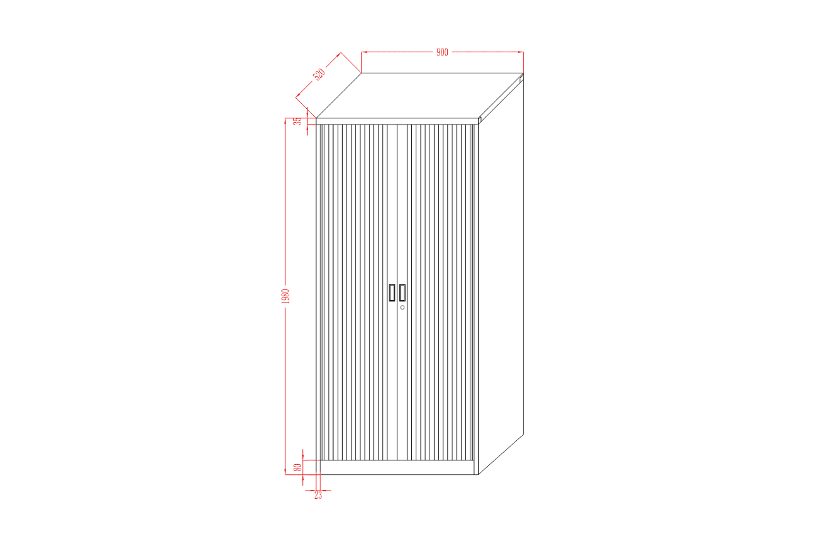 Order Tambour Cupboard