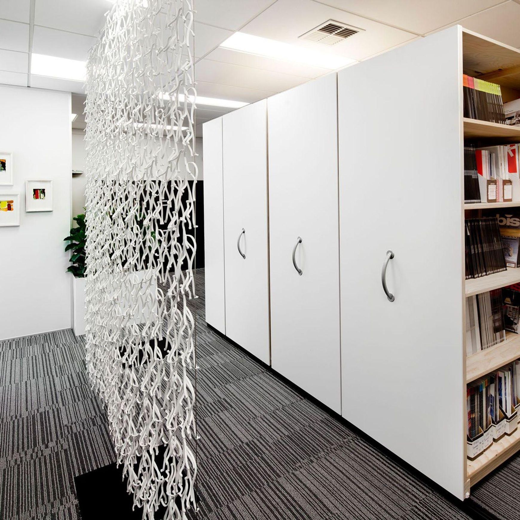 Manual Mobile Shelving by Lundia