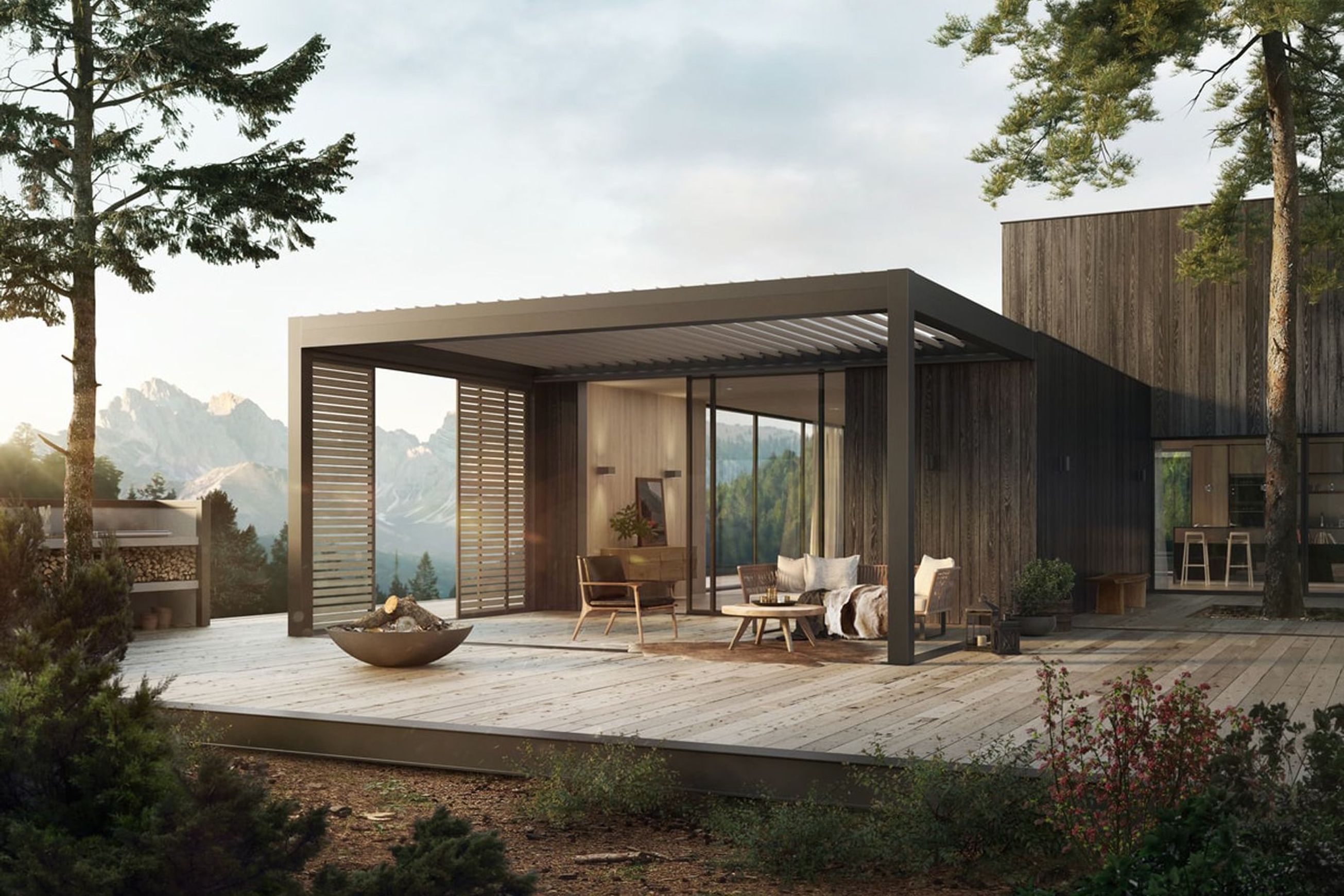 Lamaxa L50 Louvre Roof | Warema