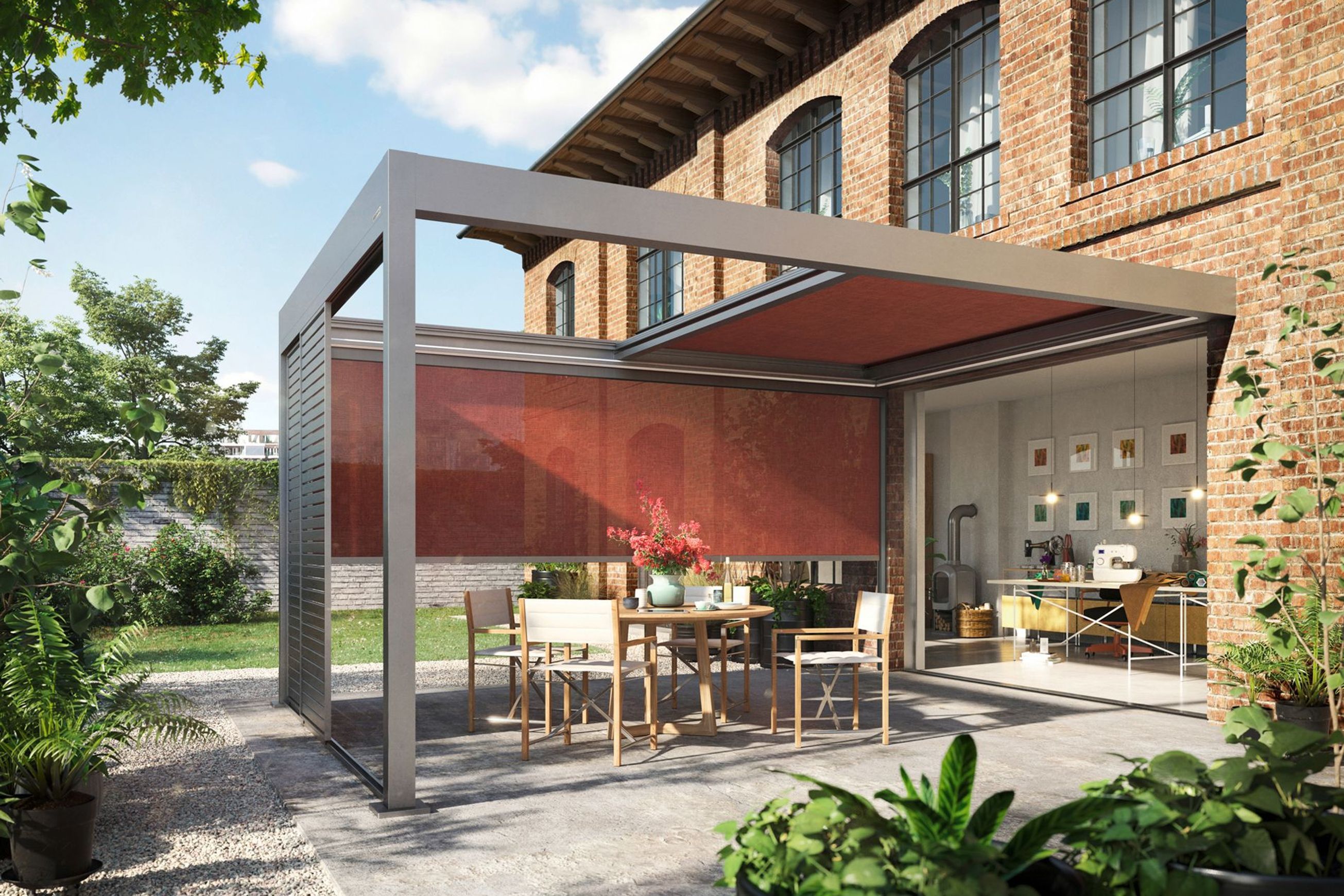Lamaxa L50 Louvre Roof | Warema