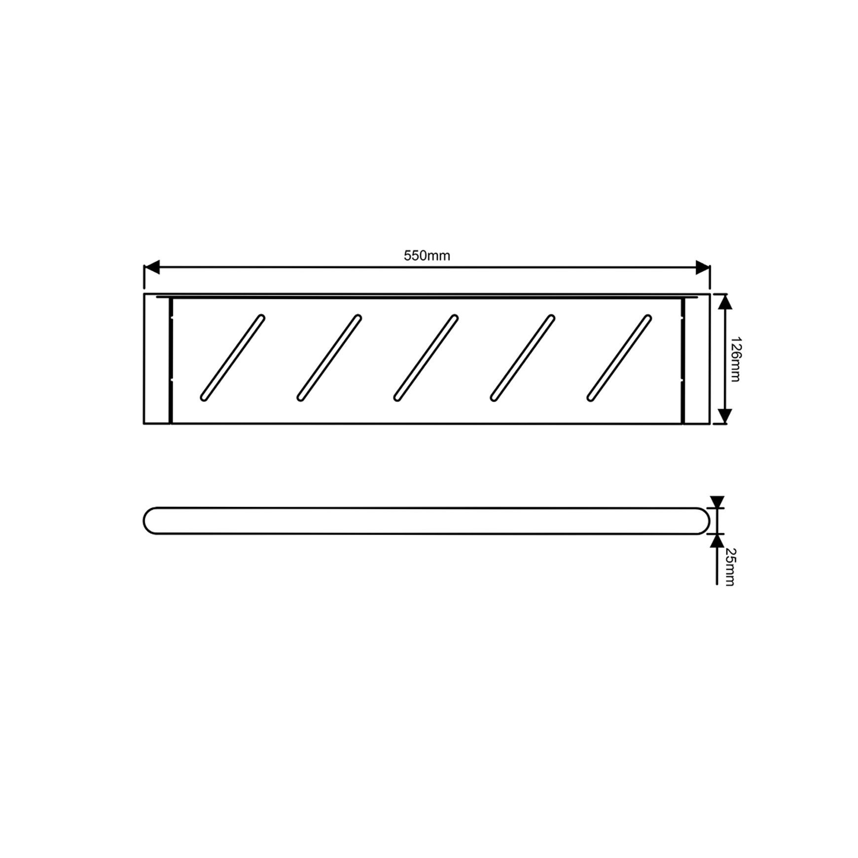 Rushy Shelf Chrome
