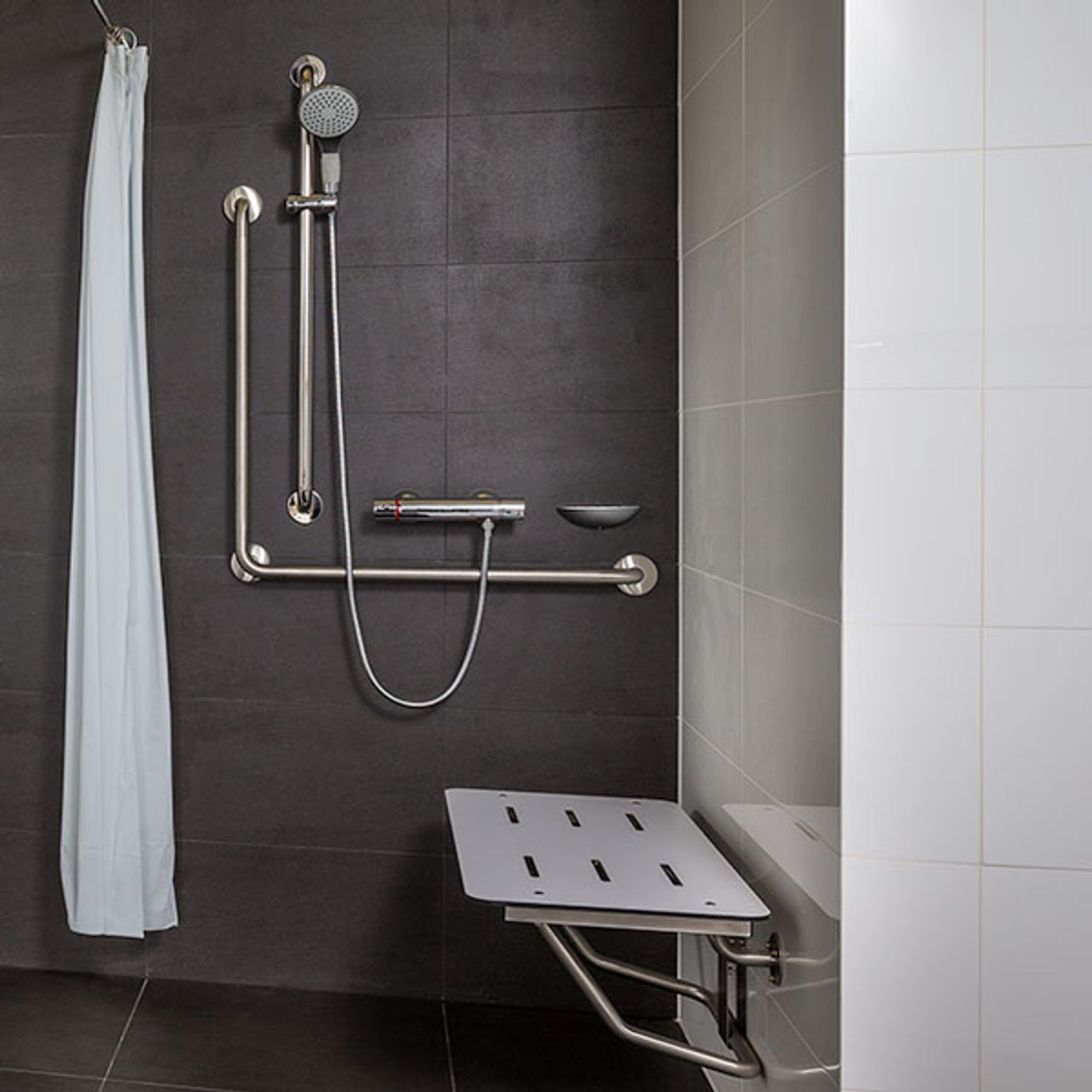 ASI Fold Up Disabled Shower Seat