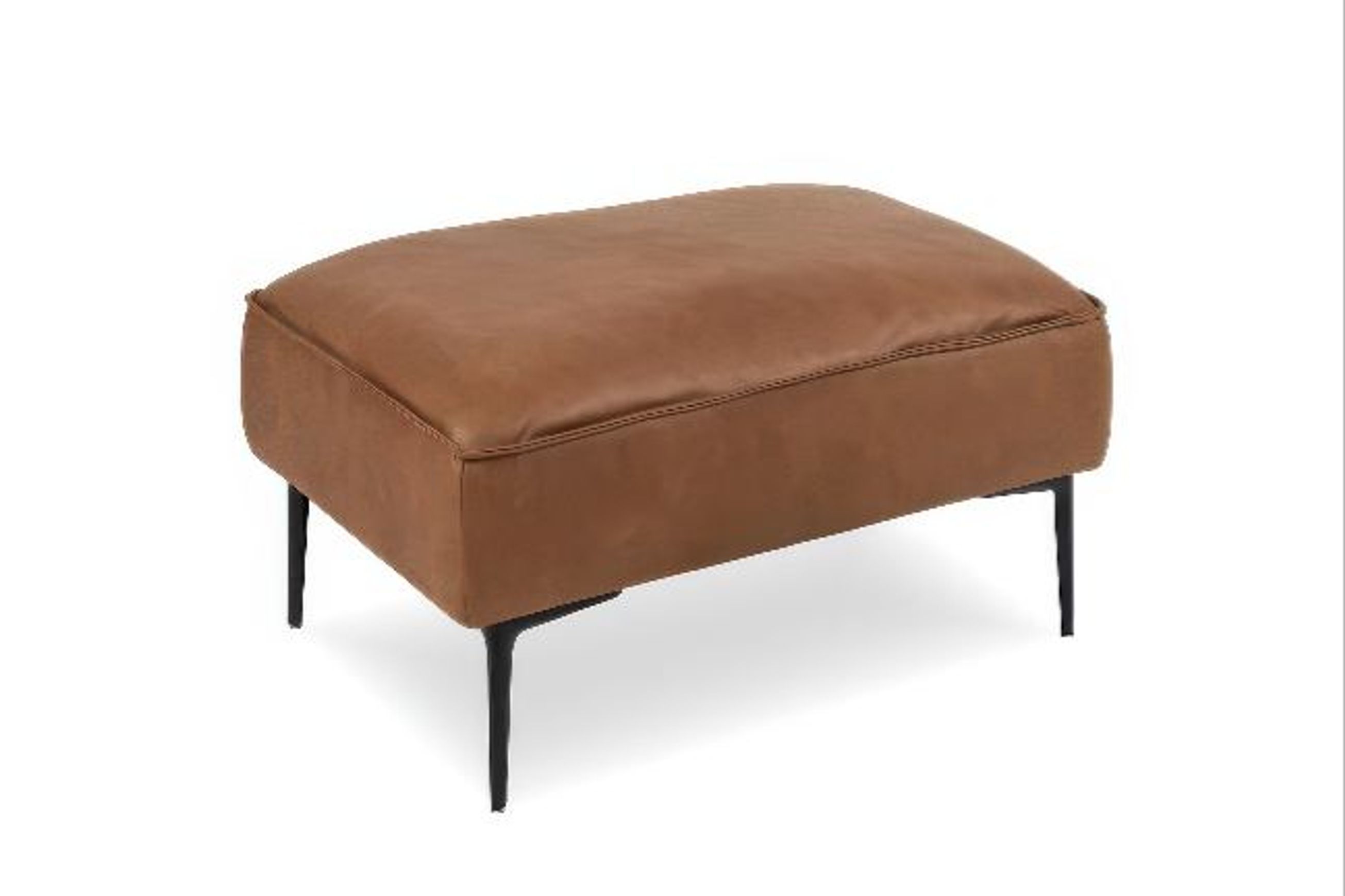 Enzo Ottoman - Leather Mix