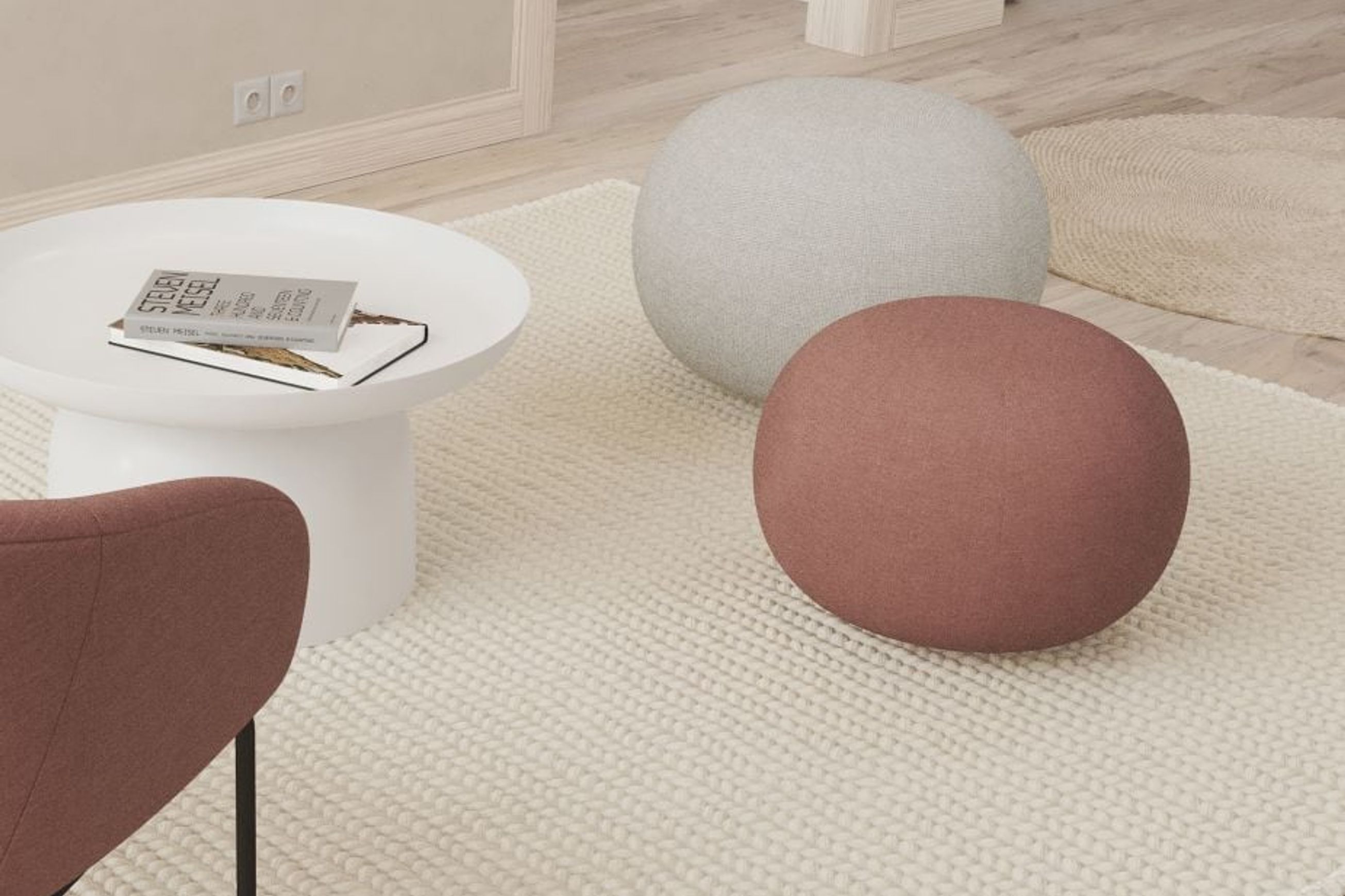 Small Ronde Pouf by Level