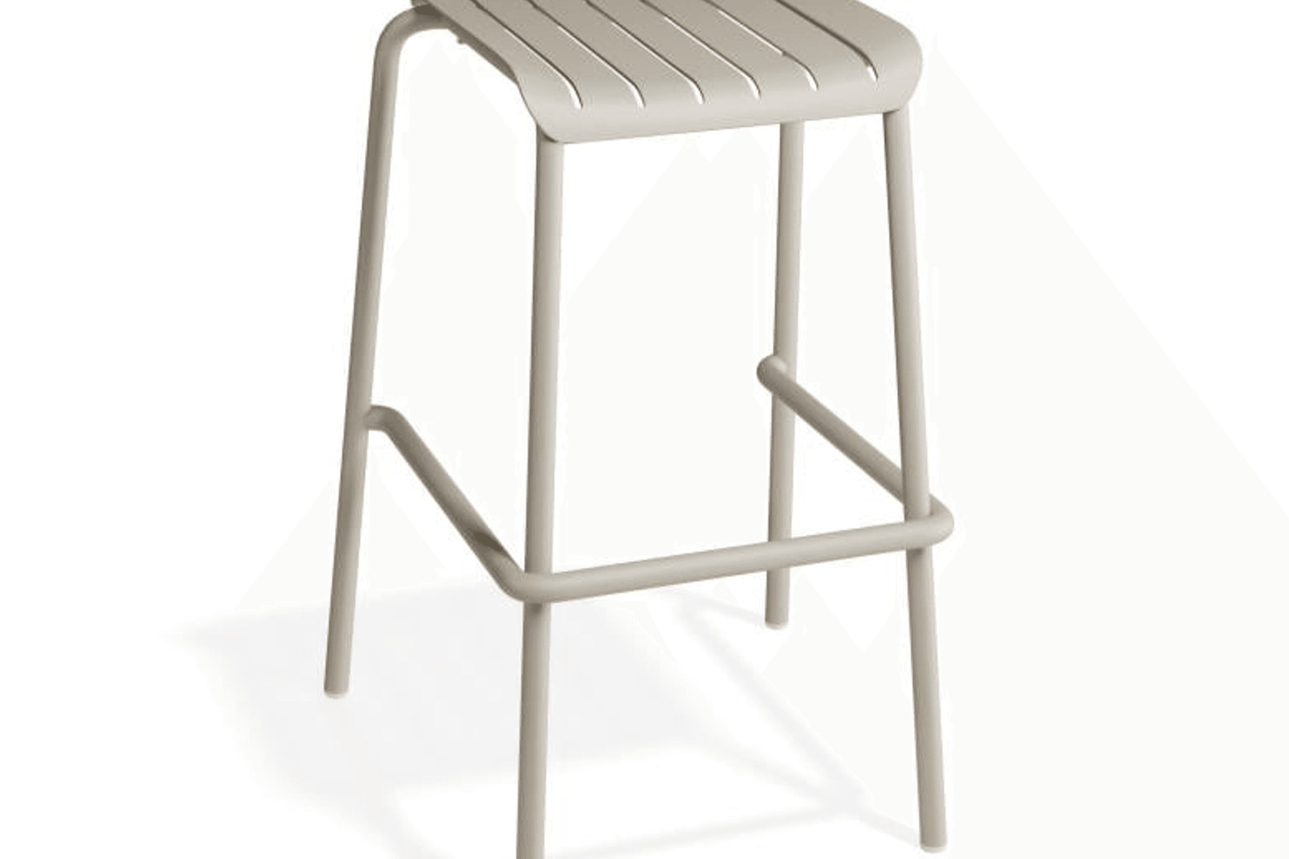 Roku Outdoor Backless Bar Stool