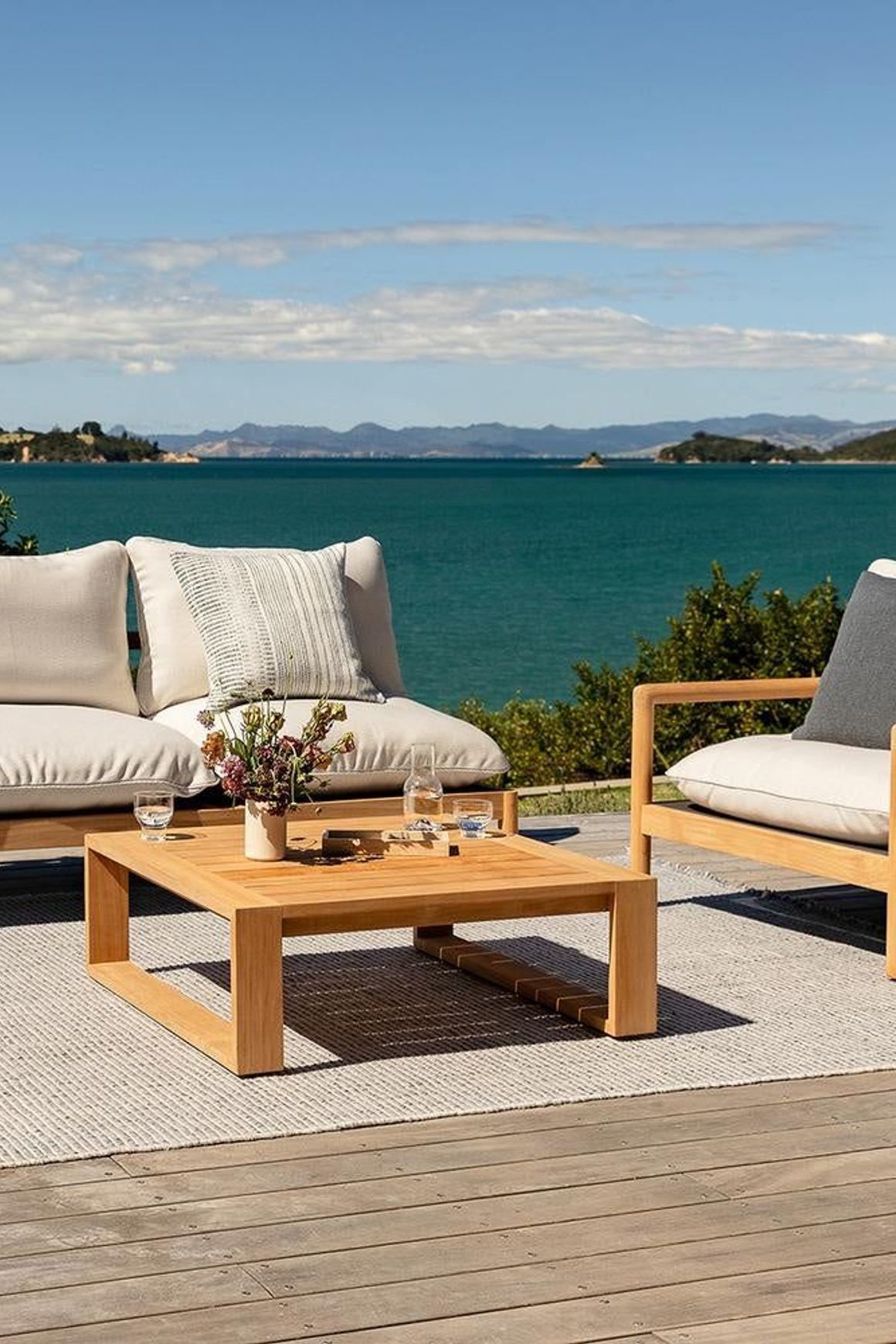 Baya Sonnet In & Outdoor Cushion - Eucalyptus