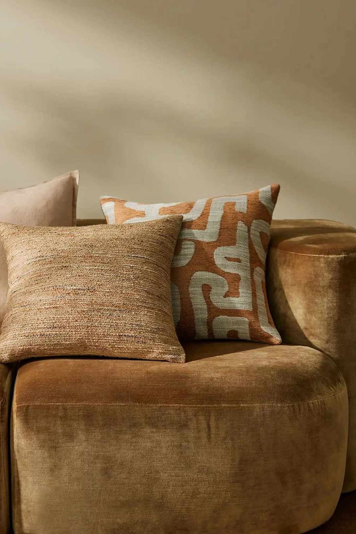 Weave Home Vista Cushion Cover - Natural | Chunky Linen/Wool Blend