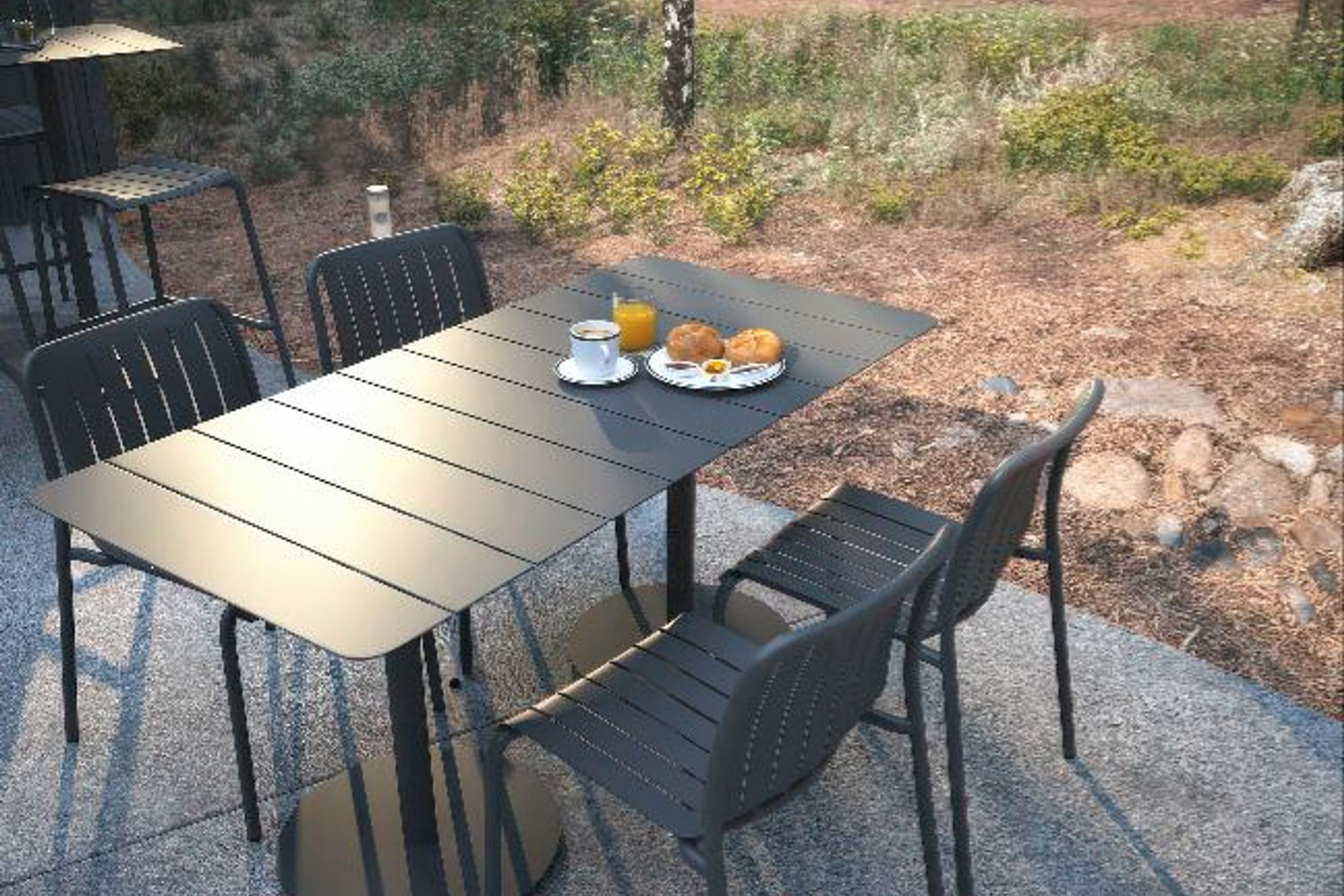 Roku Outdoor Rectangle Cafe Table