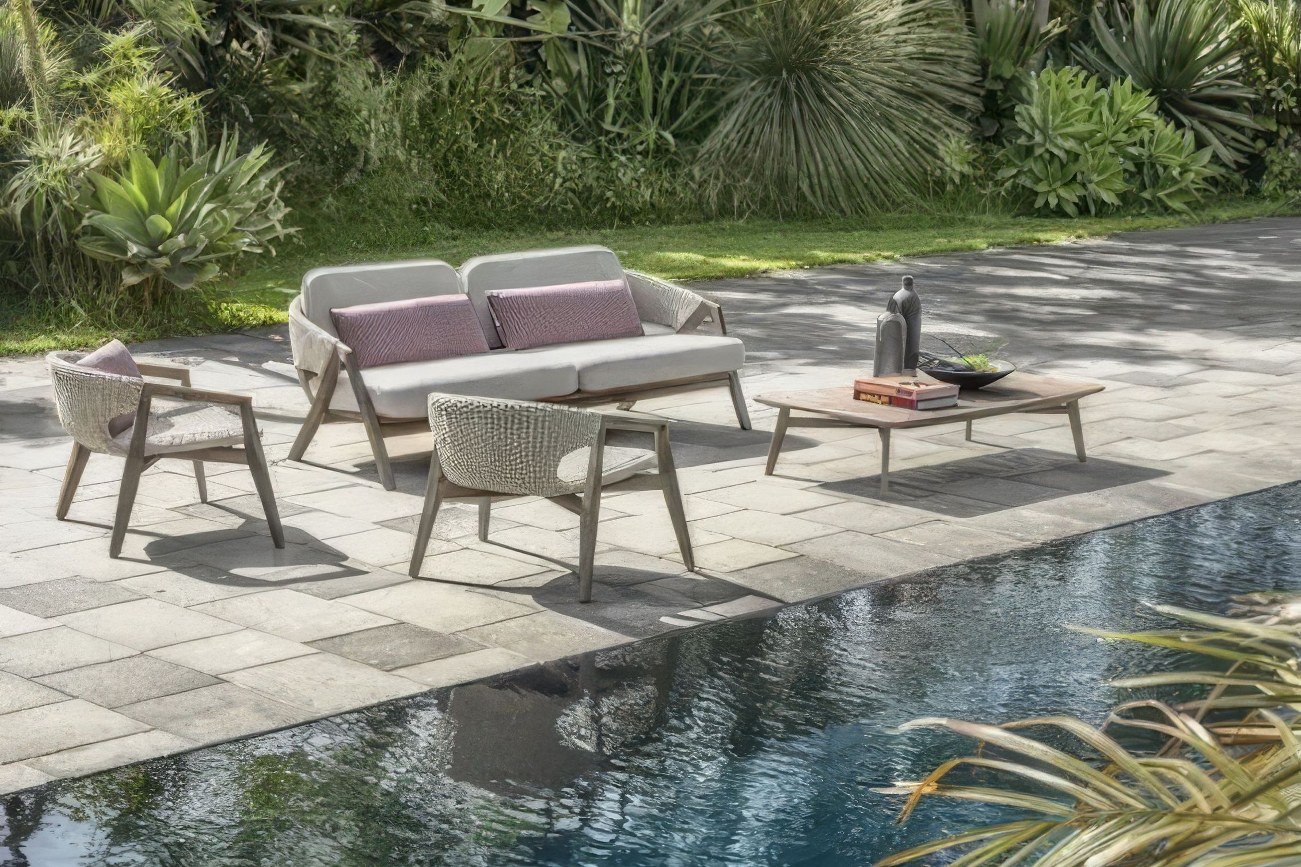 ETHIMO KNIT Rectangular Coffee Table