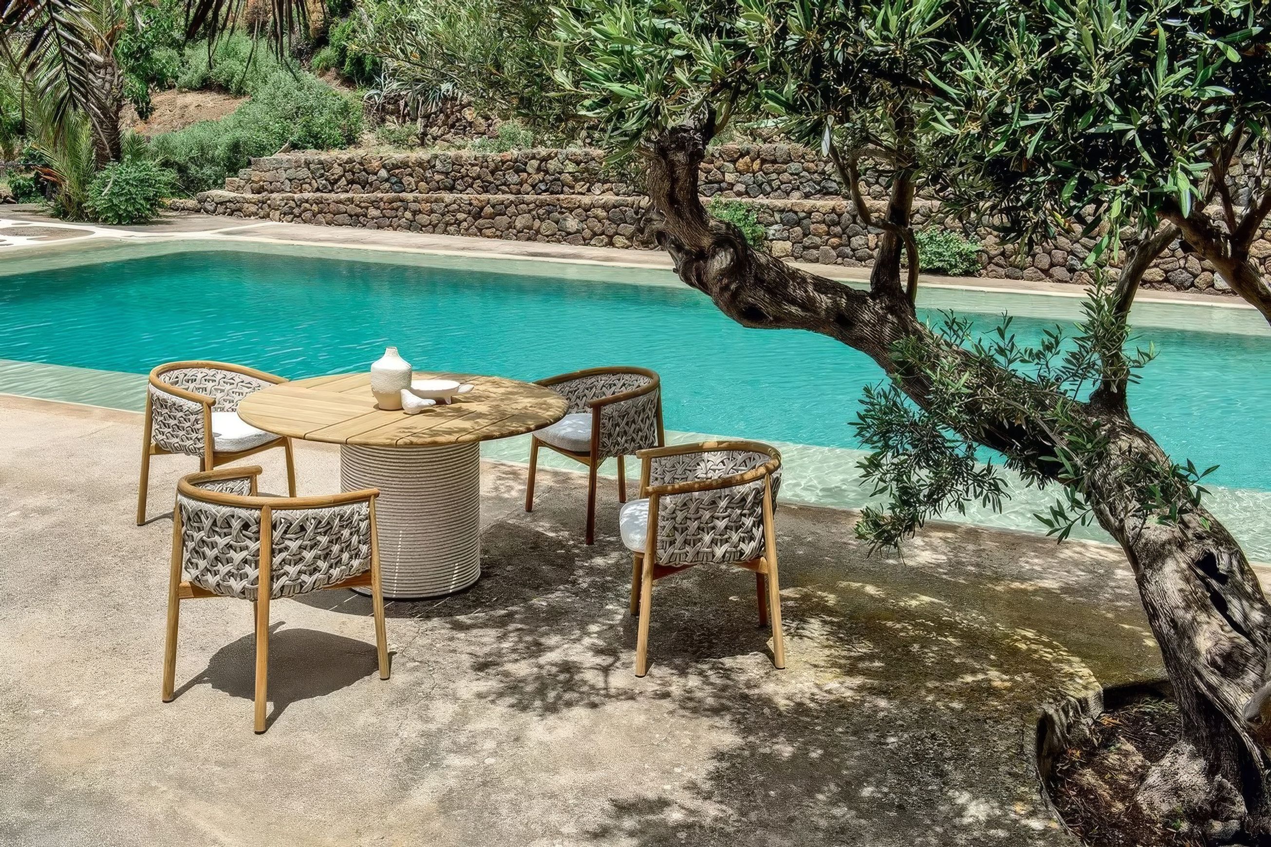 ETHIMO PATIO Round Dining Table