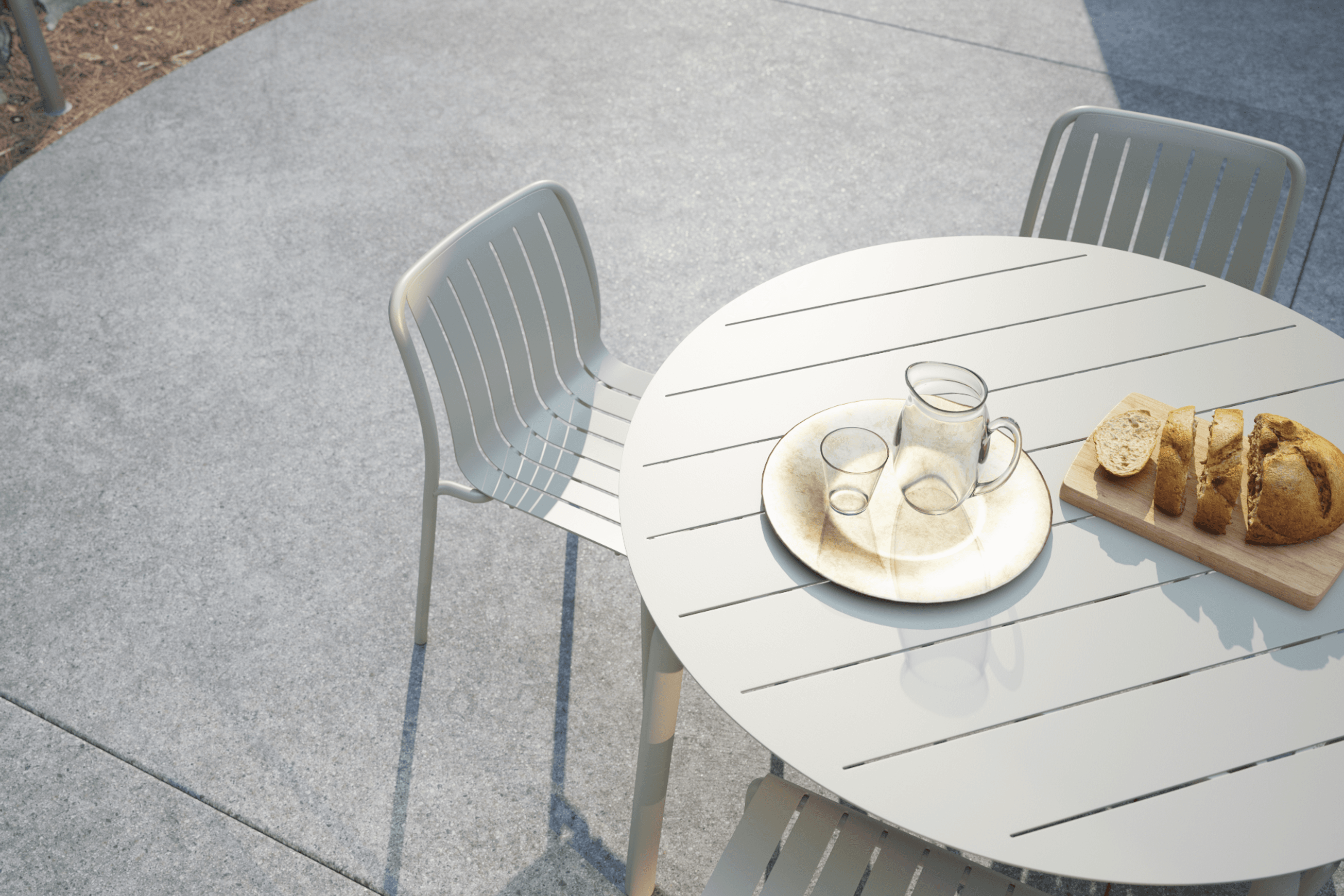 Roku Outdoor Round Dining Table 120cm