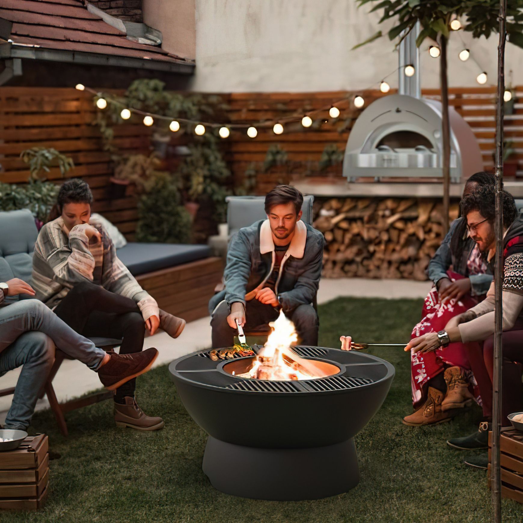 Hergóm Meteor Cast Iron Fire Pit
