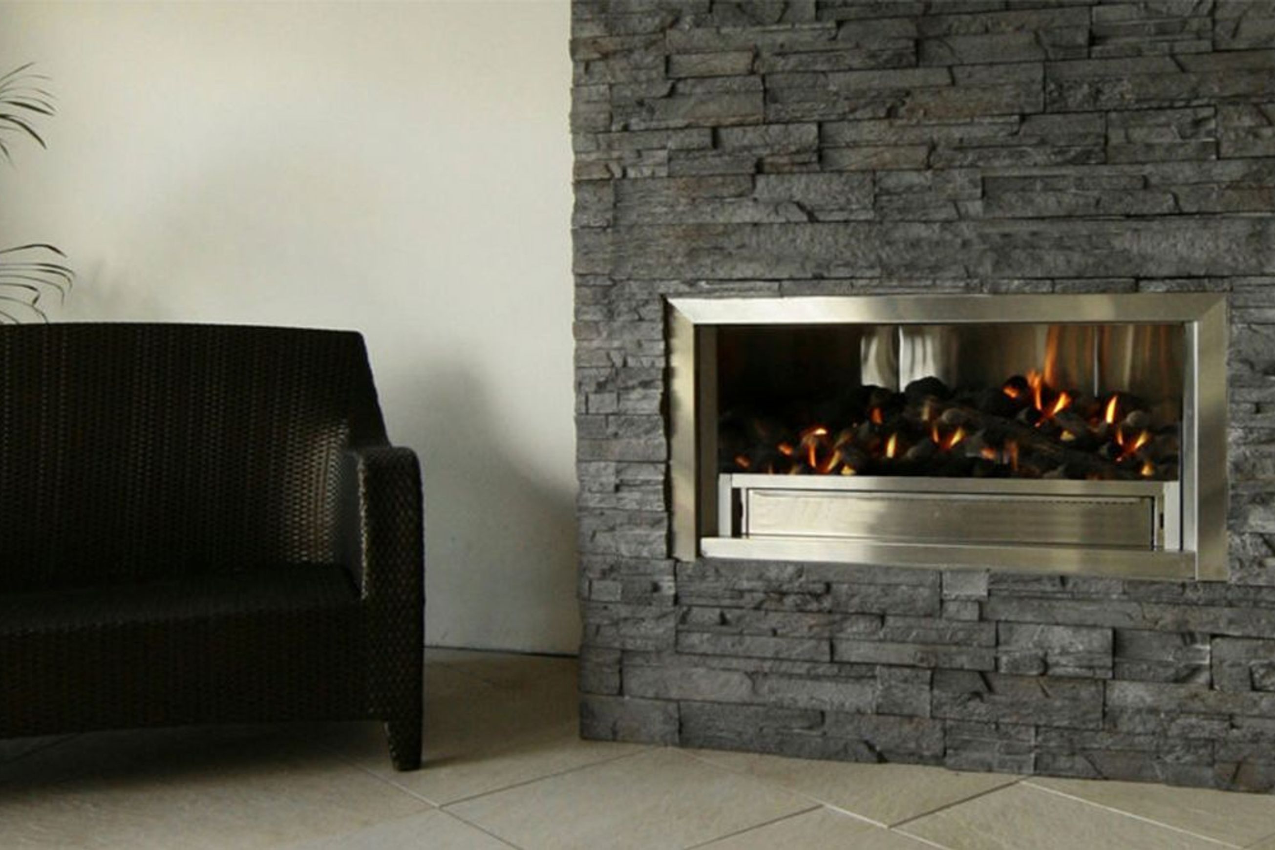 Aura Flued Outdoor Fireplace | 1200mm