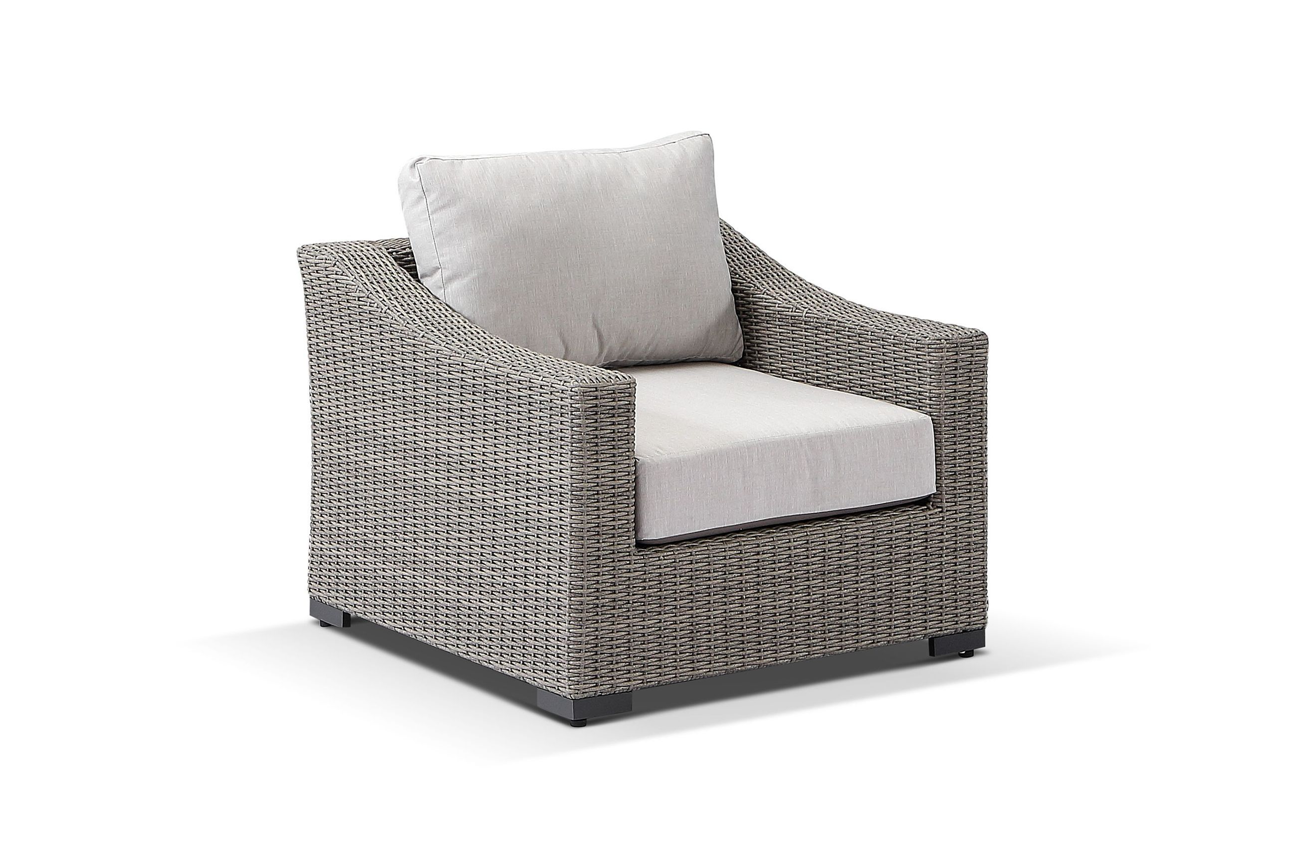 Hahei 3-Seater Lounge Set - Cast Silver