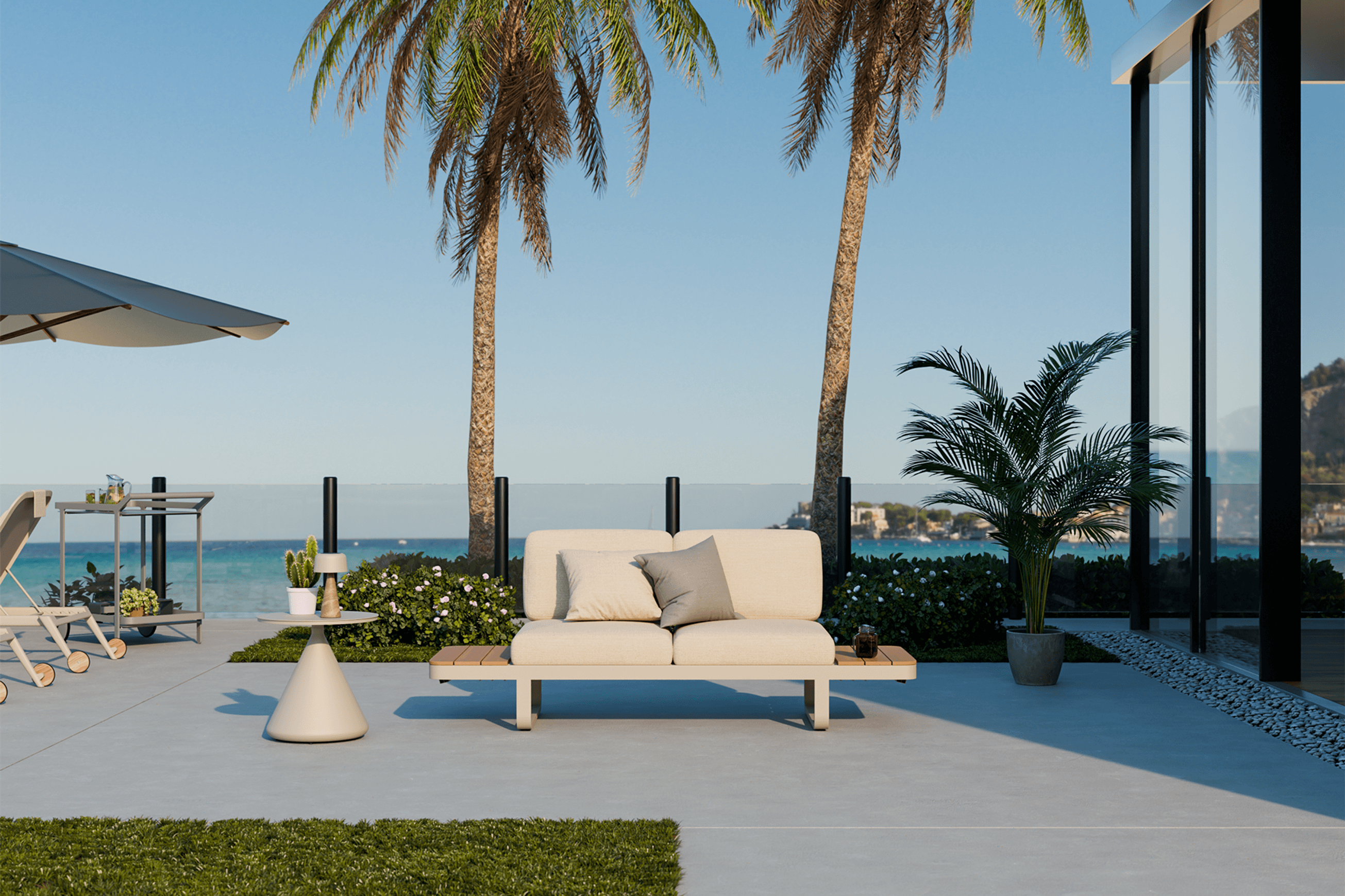 Delmar Config B - Outdoor Lounge