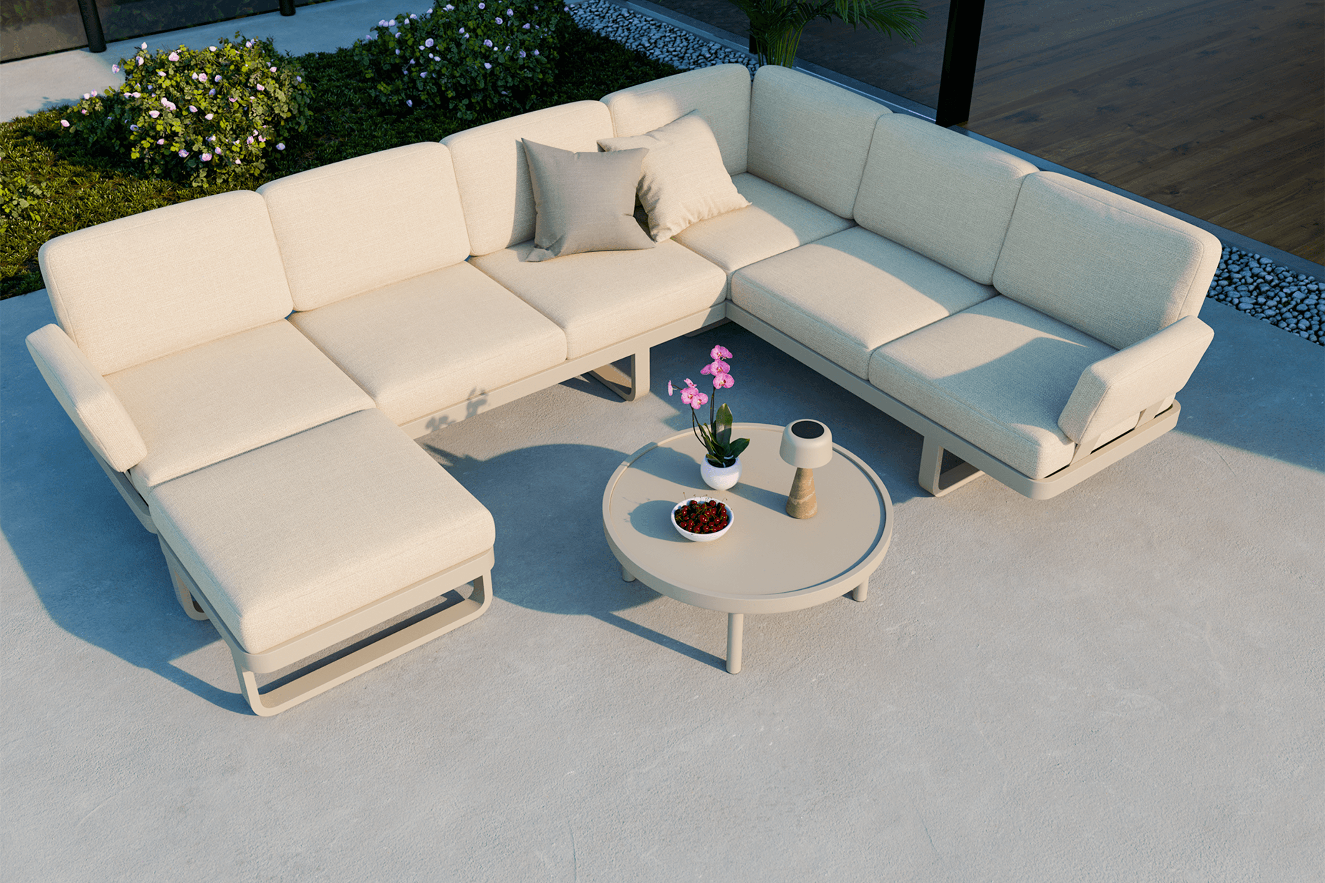 Delmar Config F - Outdoor Lounge