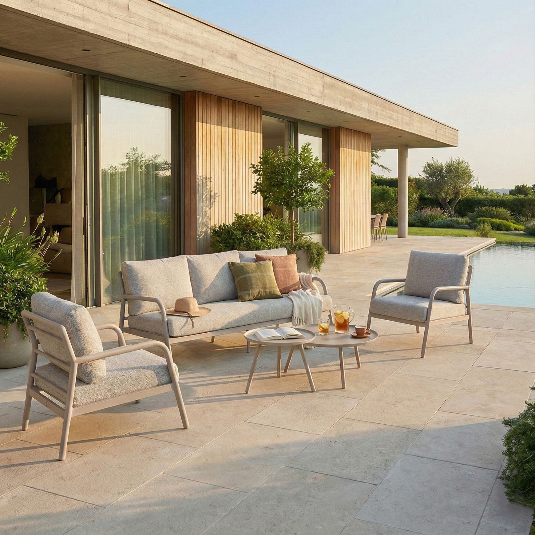 Riviera 5pc Lounge Set - Dune