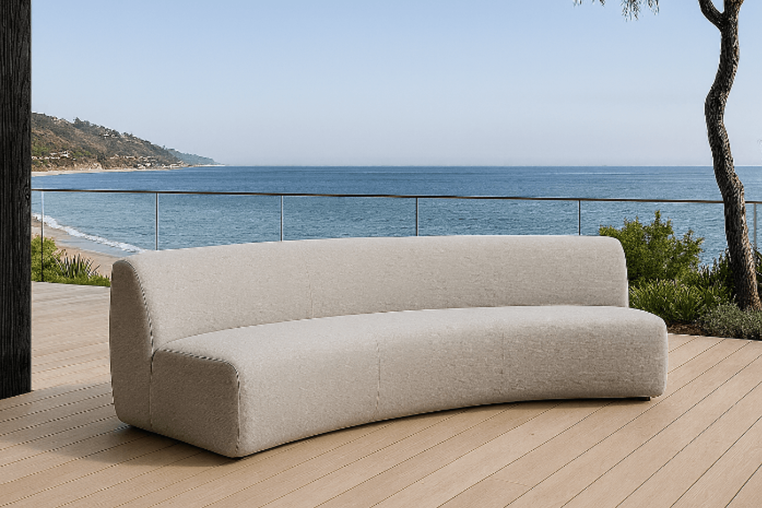 Alexandra Triple Sofa Section