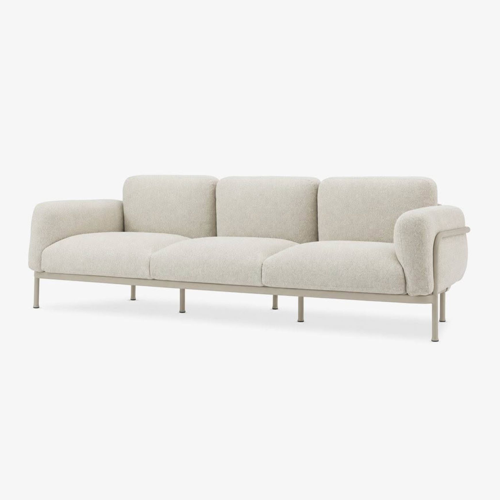 Coral 3 Seater - Mocha Frame
