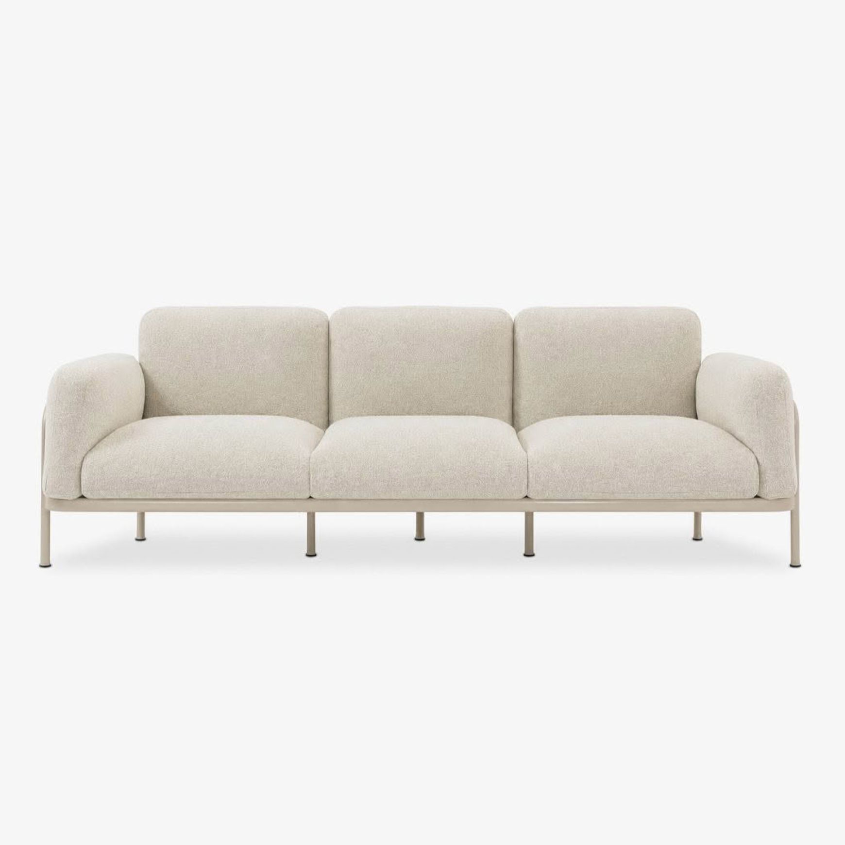 Coral 3 Seater - Mocha Frame