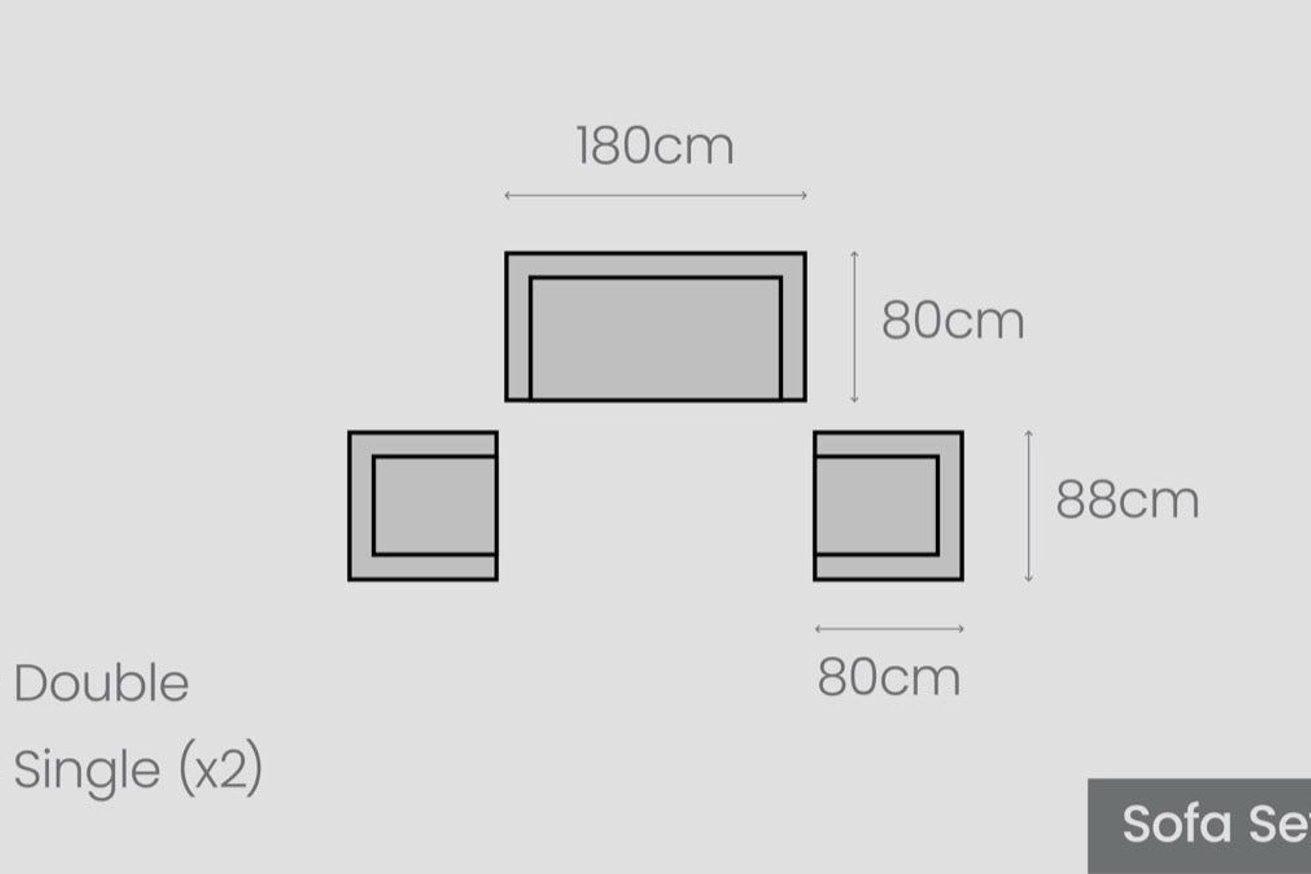 Tasman Aluminium Outdoor Sofa Sets
