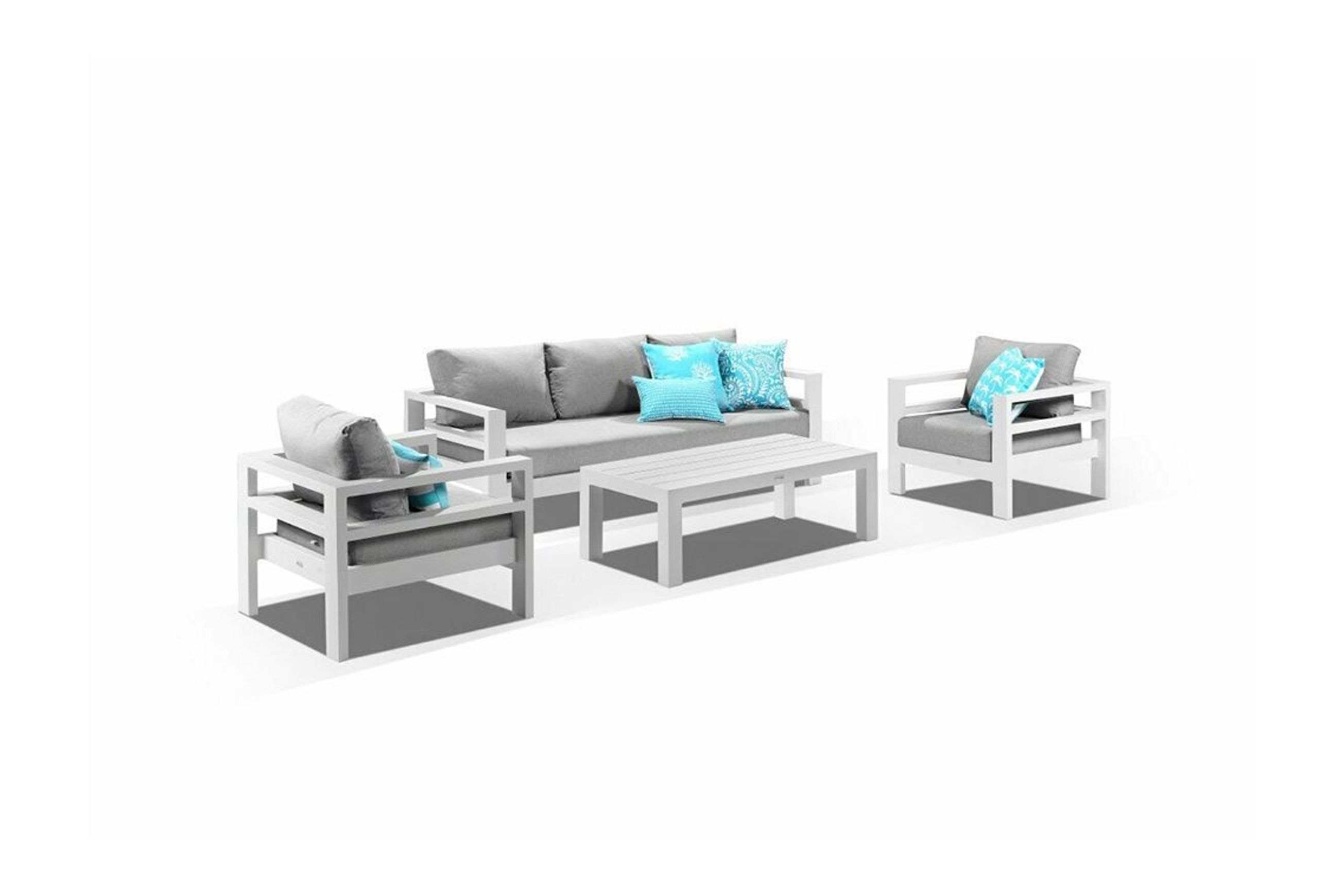 Coast Outdoor Lounge Set | White
