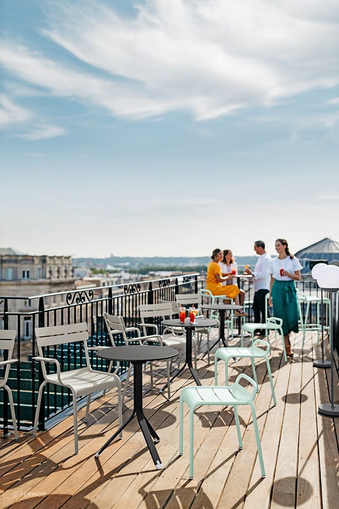 Fermob Luxembourg Outdoor Dining Stool