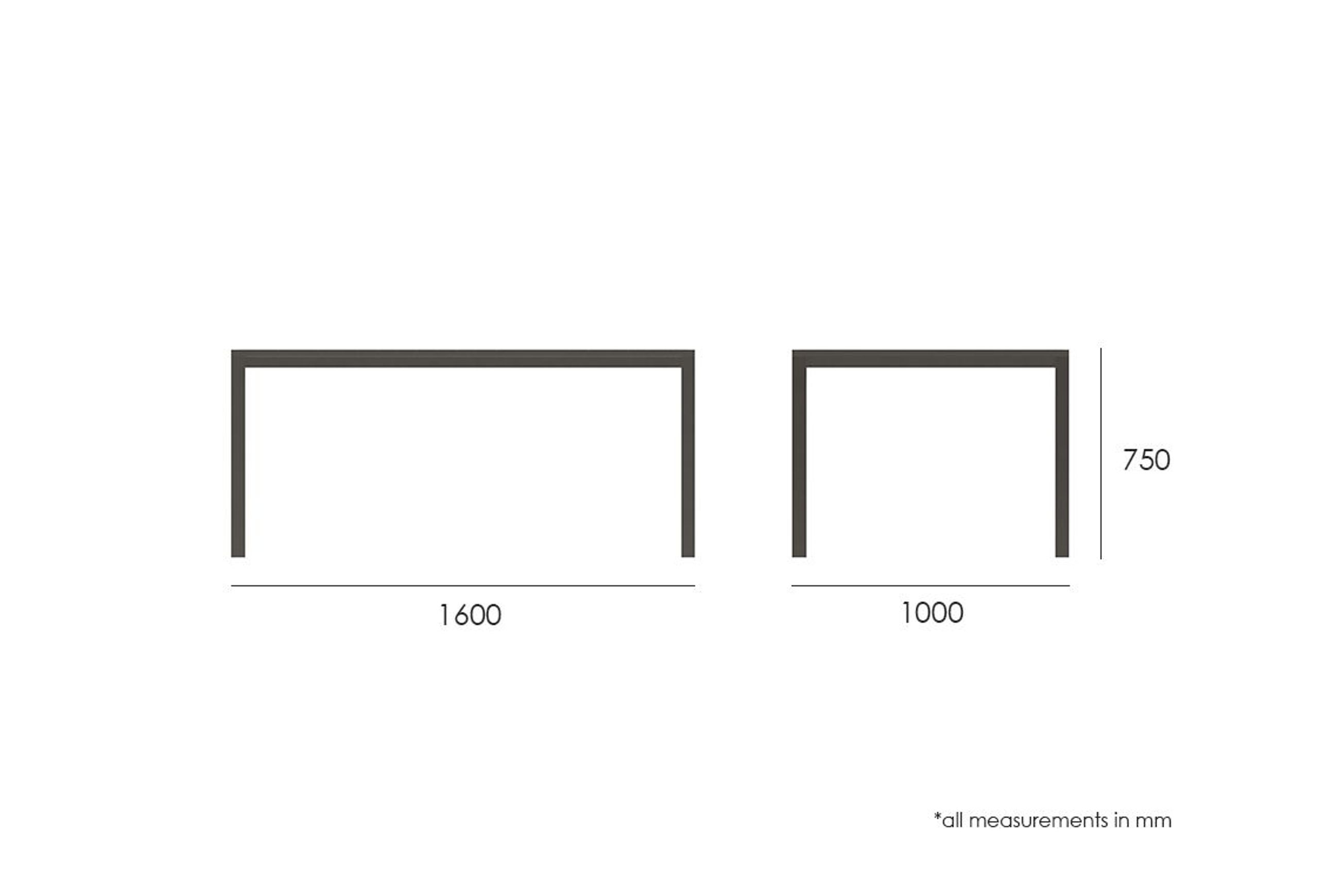 Halki Table - Outdoor - 160cm x 90cm - White