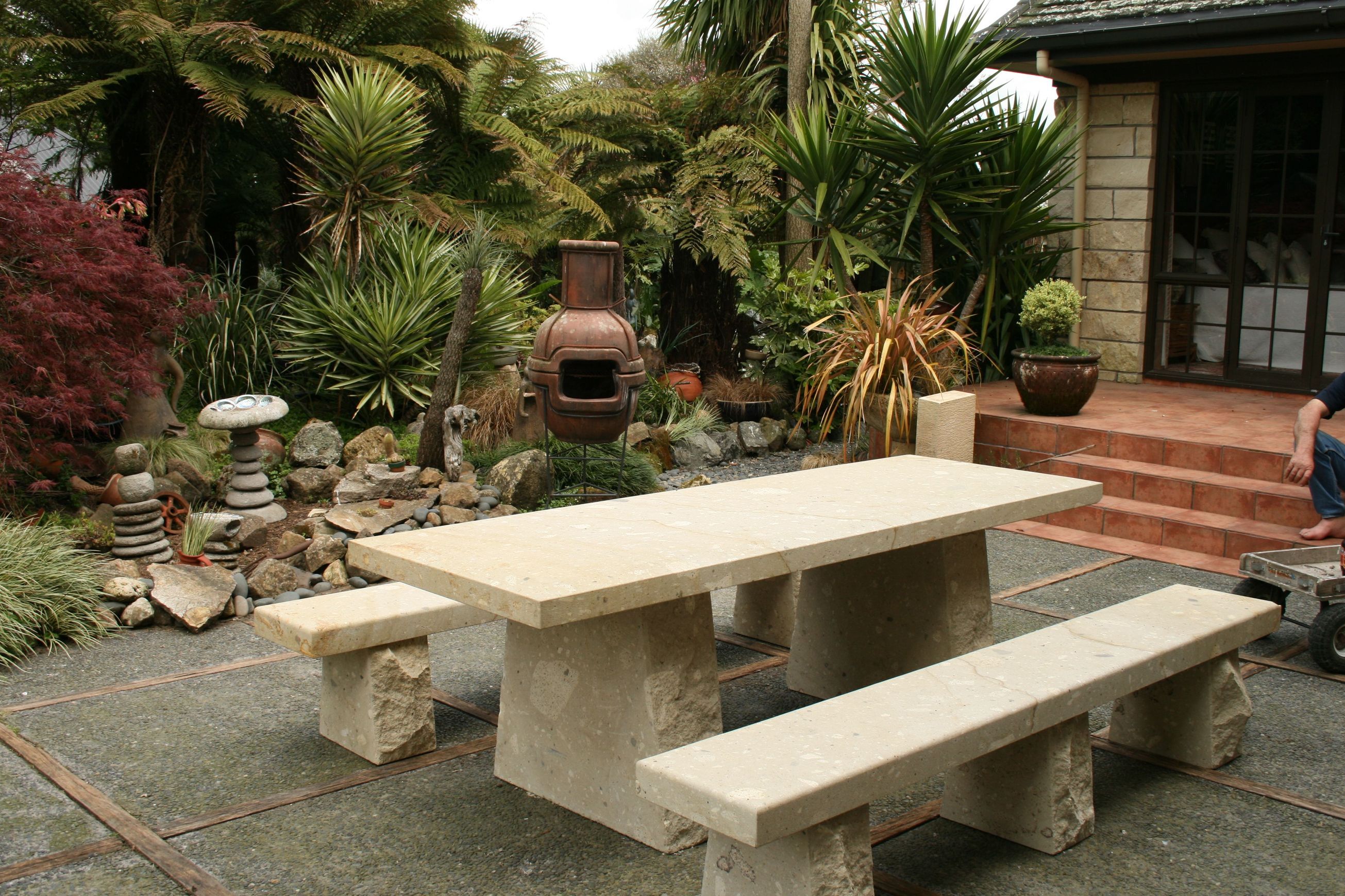 Natural Stone Custom Outdoor Table