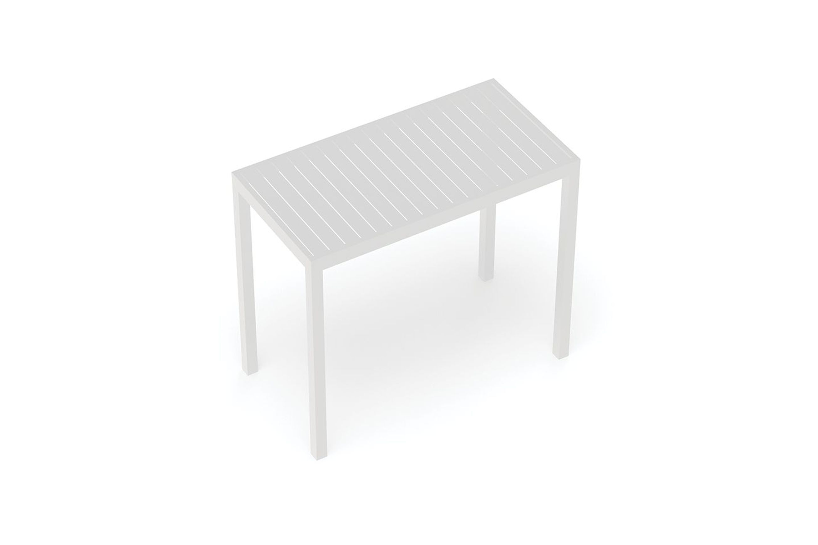 Halki Table - Outdoor - High Bar - 125cm x 65cm - White
