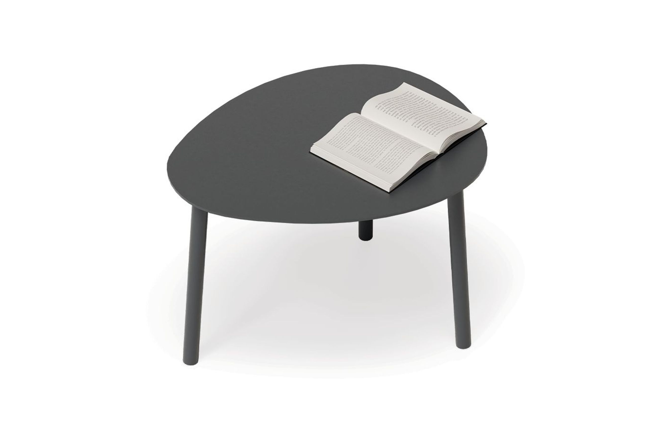 Cetara Side Table - Outdoor - Charcoal
