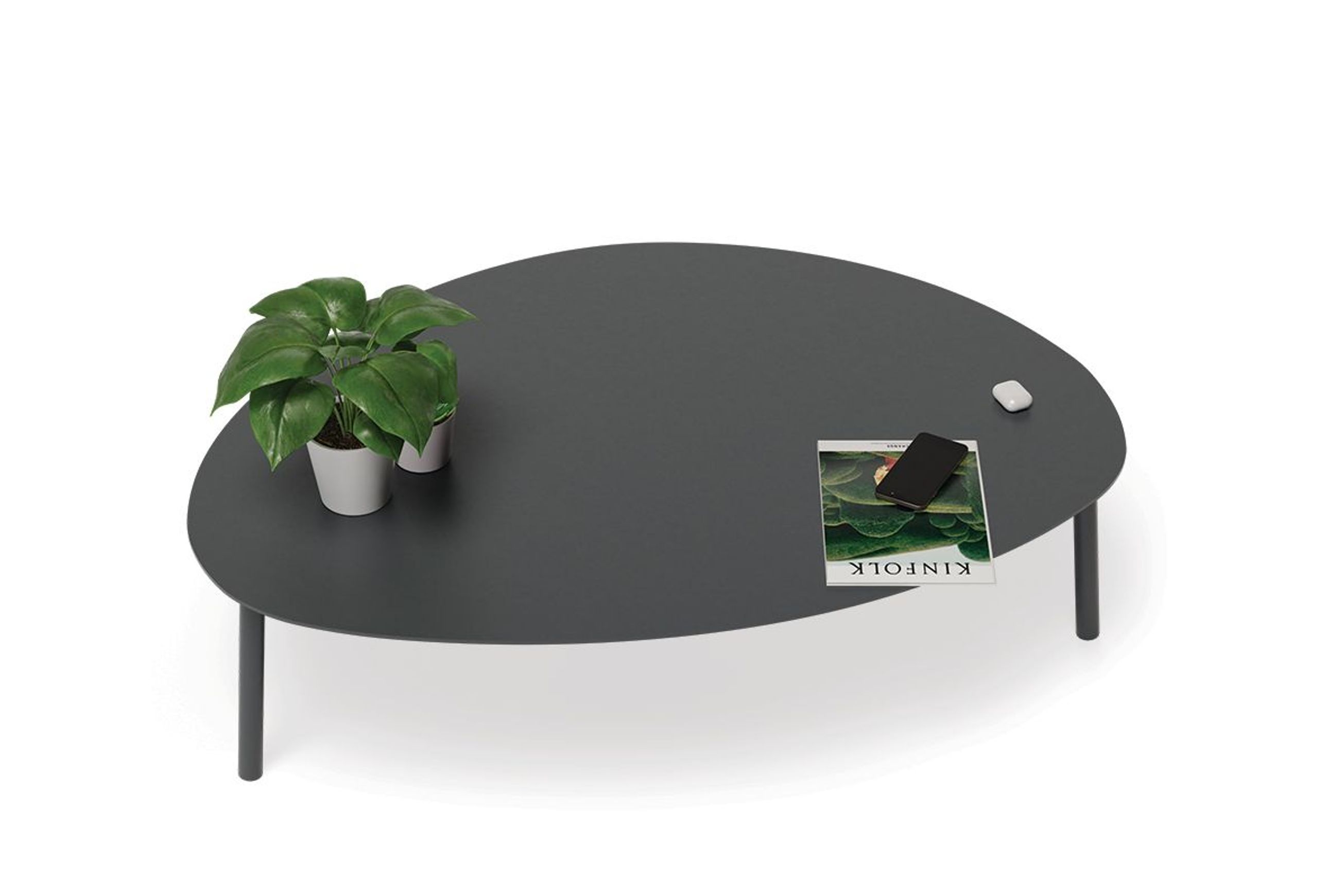 Cetara Coffee Table - Outdoor - Charcoal - Large