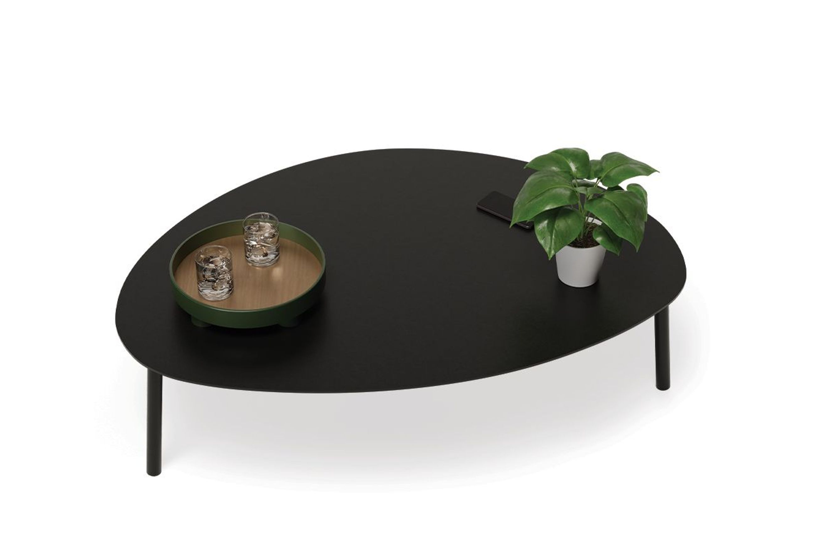 Cetara Coffee Table - Black - Large