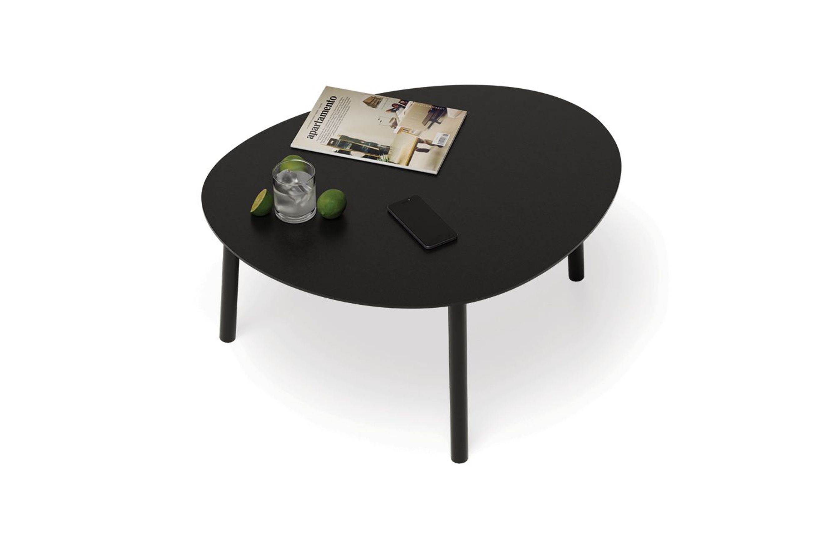 Cetara Coffee Table - Black - Medium