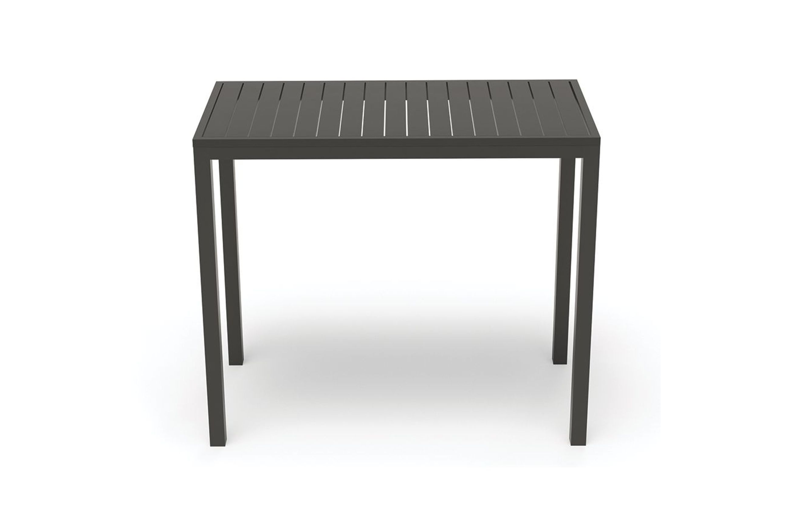 Halki Table - Outdoor - High Bar - 125cm x 65cm - Charcoal