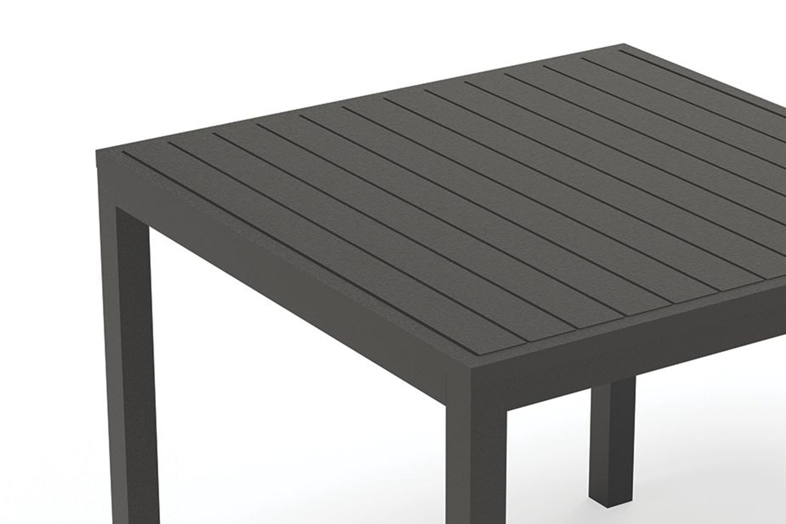 Halki Table - Outdoor - 90cm x 90cm - Charcoal
