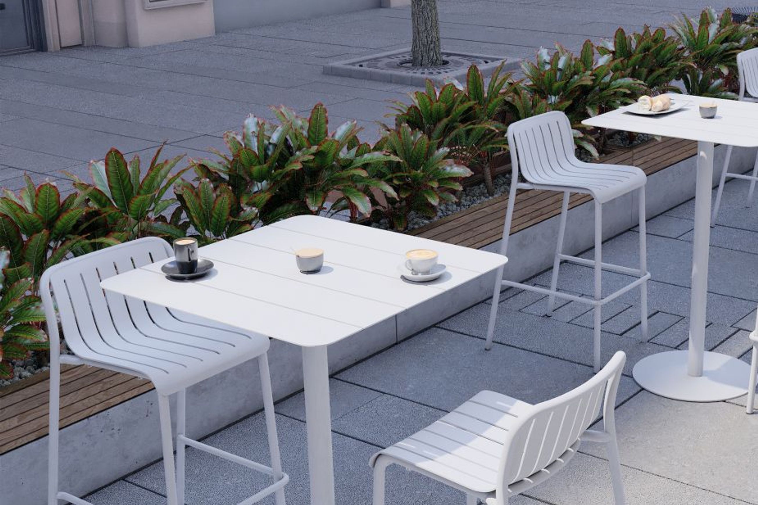 Roku High Bar Table - Outdoor