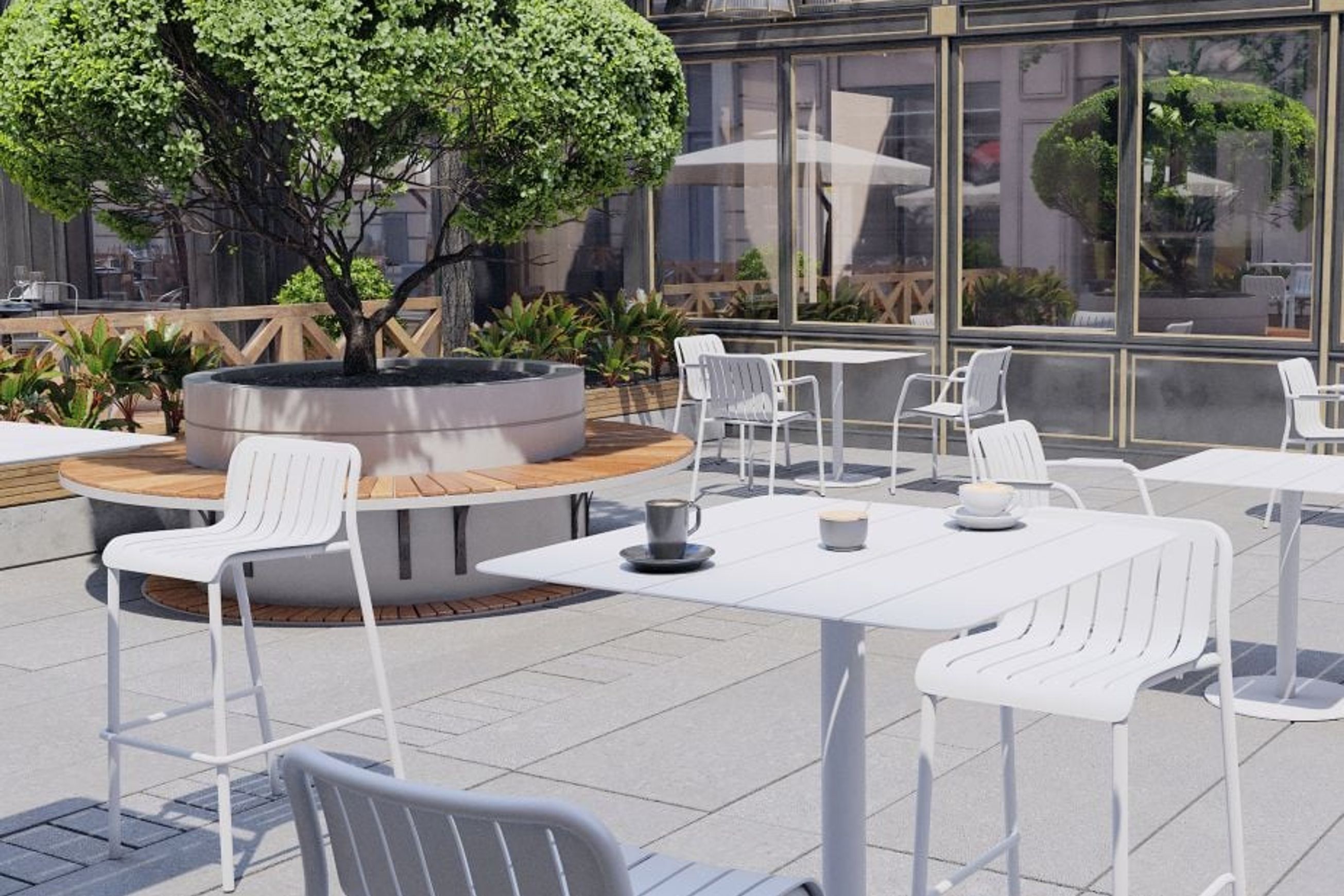 Roku High Bar Table - Outdoor