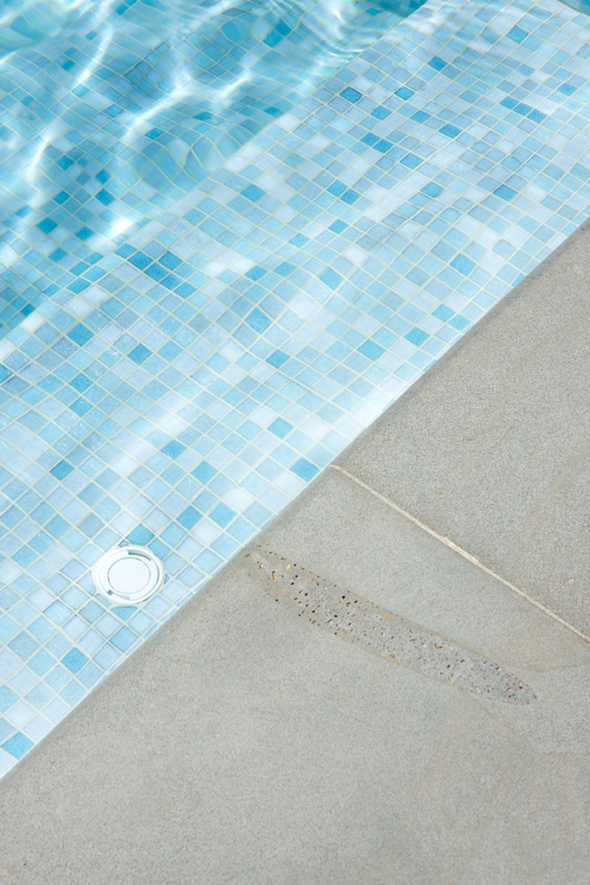 Bisazza Custom Glass Mosiac Pool Tiles