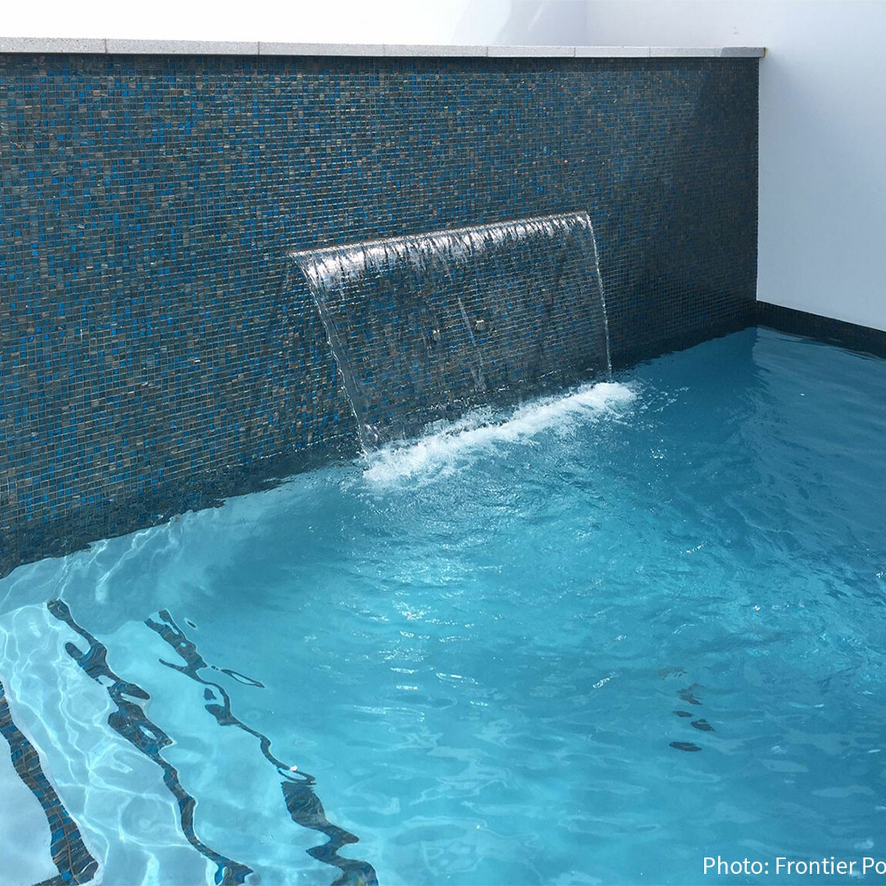 Bisazza Custom Glass Mosiac Pool Tiles