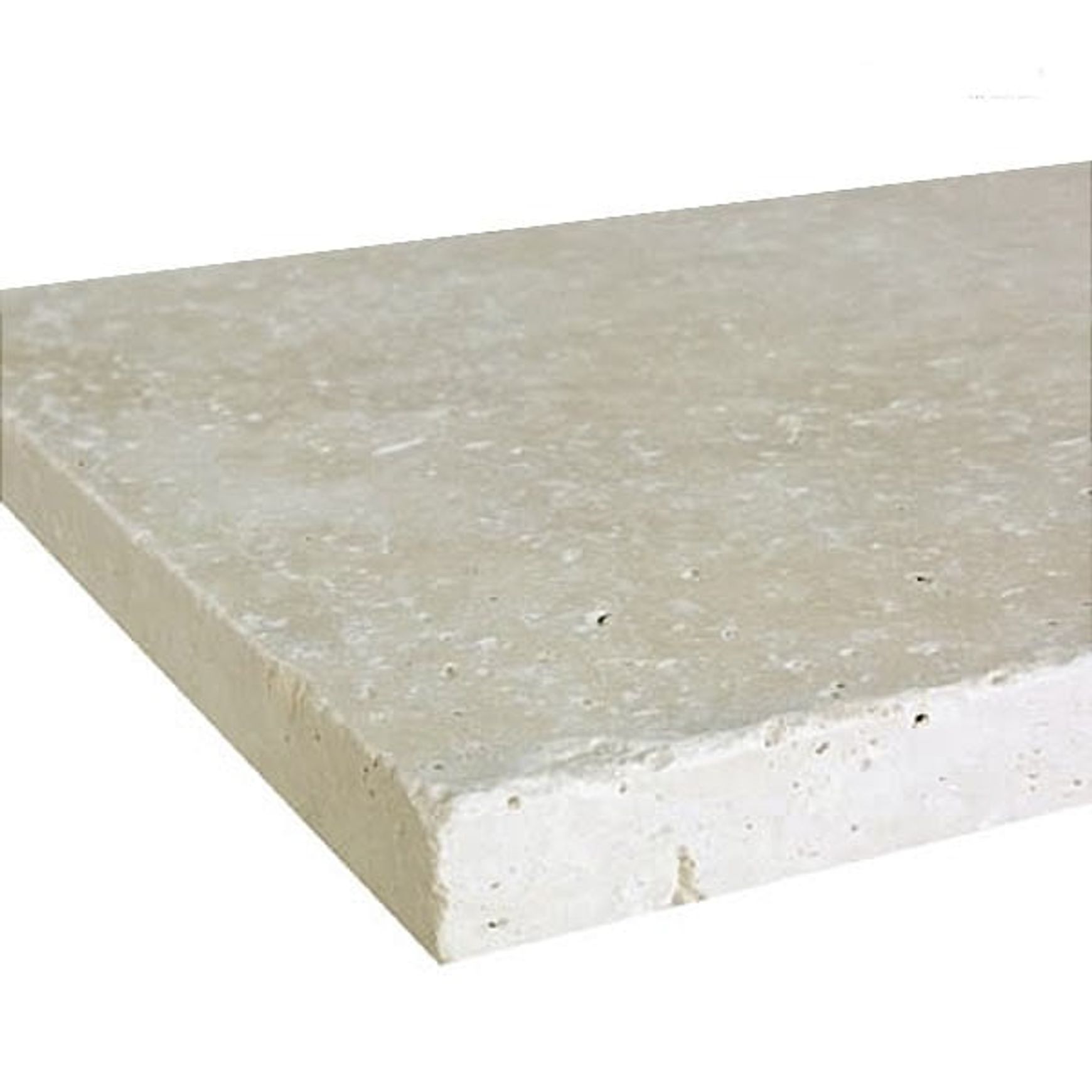 30mm Ivory Travertine Pavers - Tumbled & Unfilled
