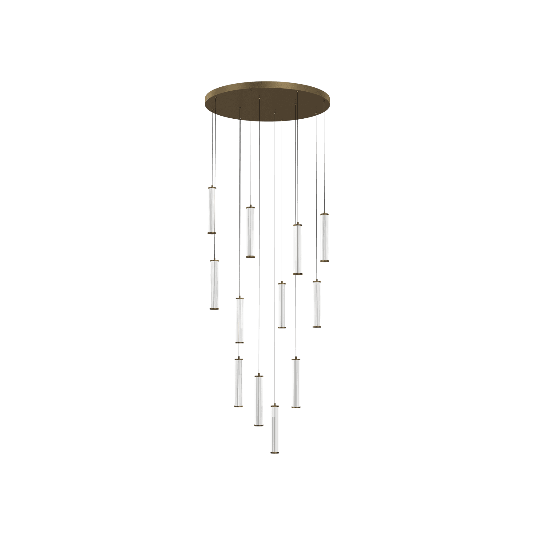 Charm Acrylic Fluted Pendant Light