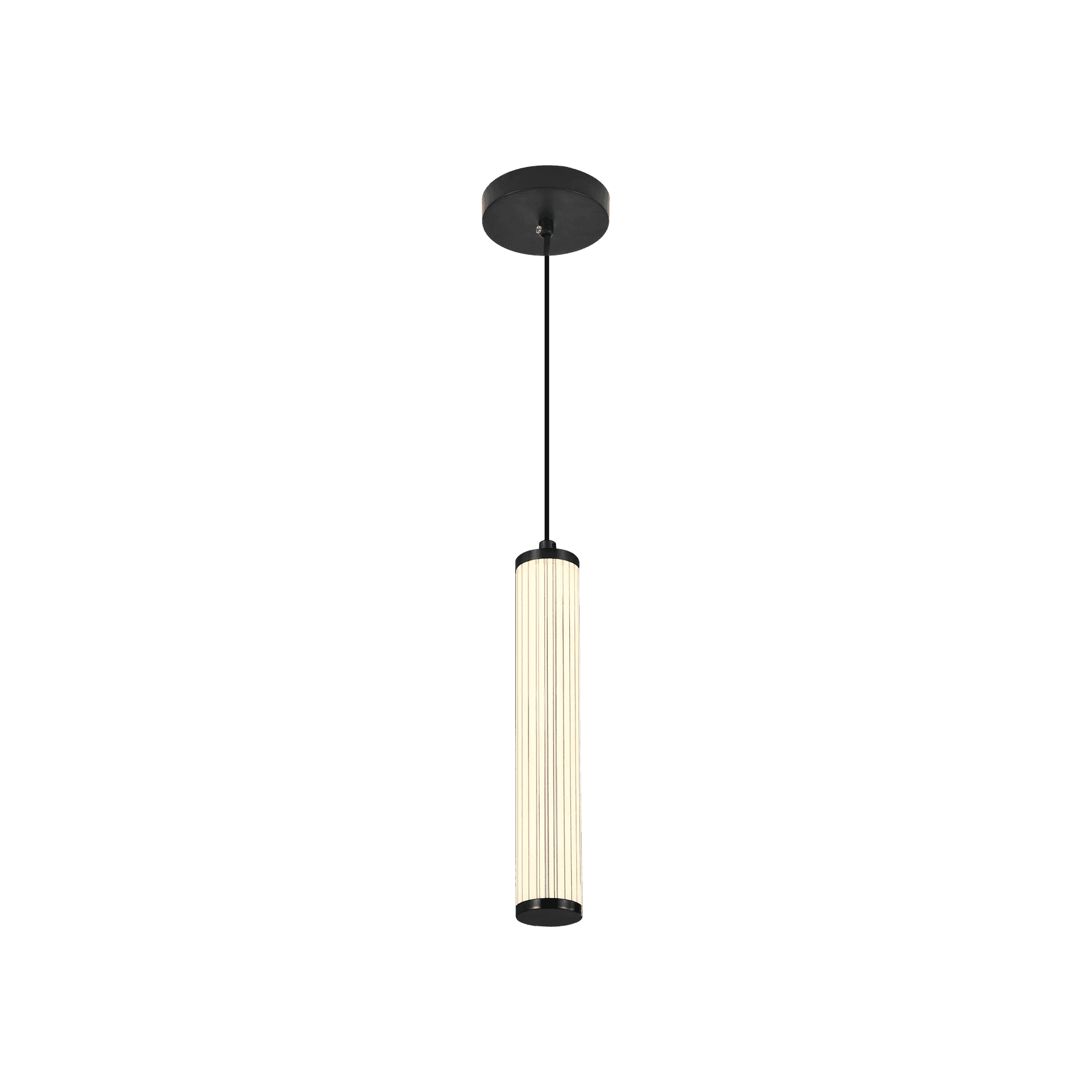 Charm Acrylic Fluted Pendant Light
